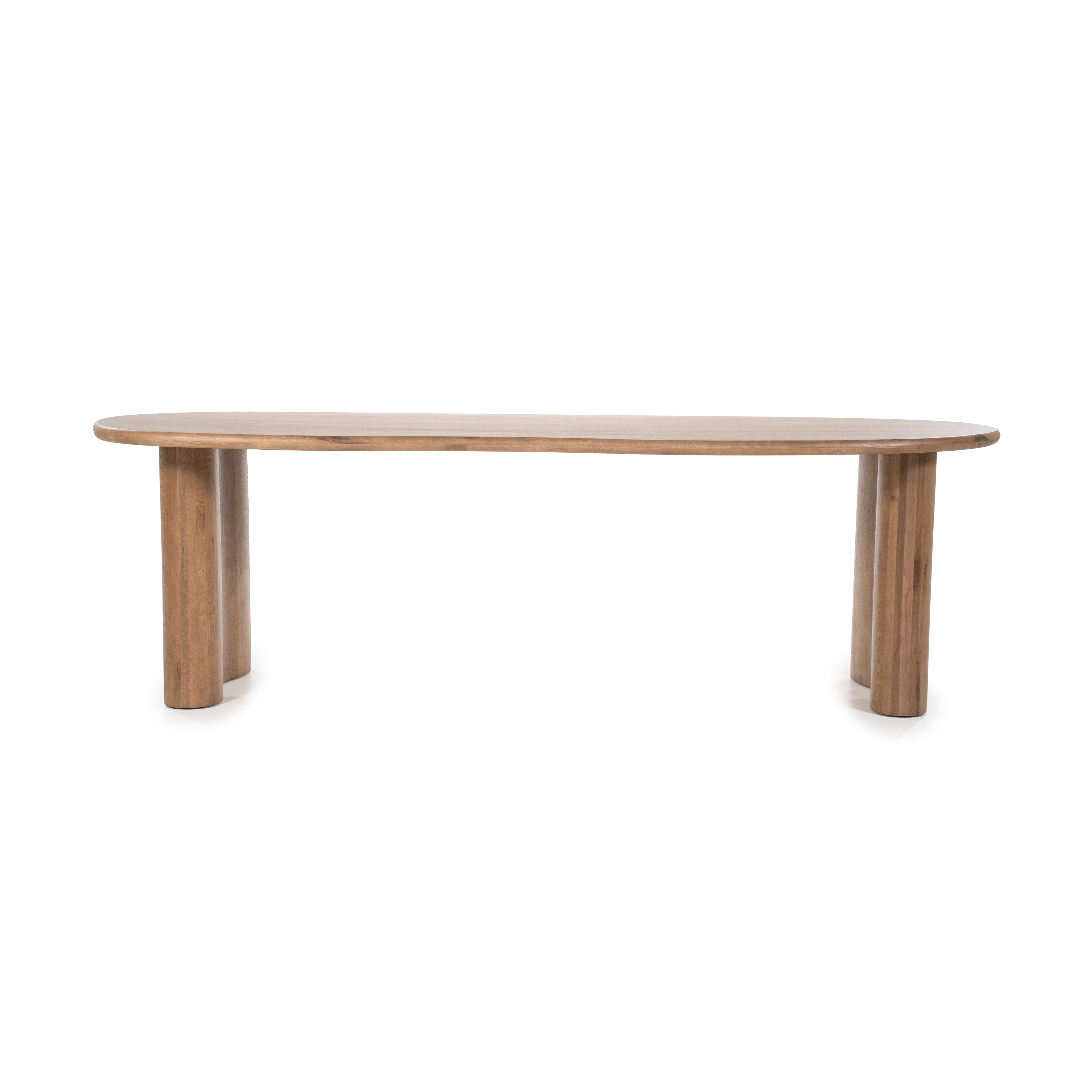 Oval table JOSH dark oak wood