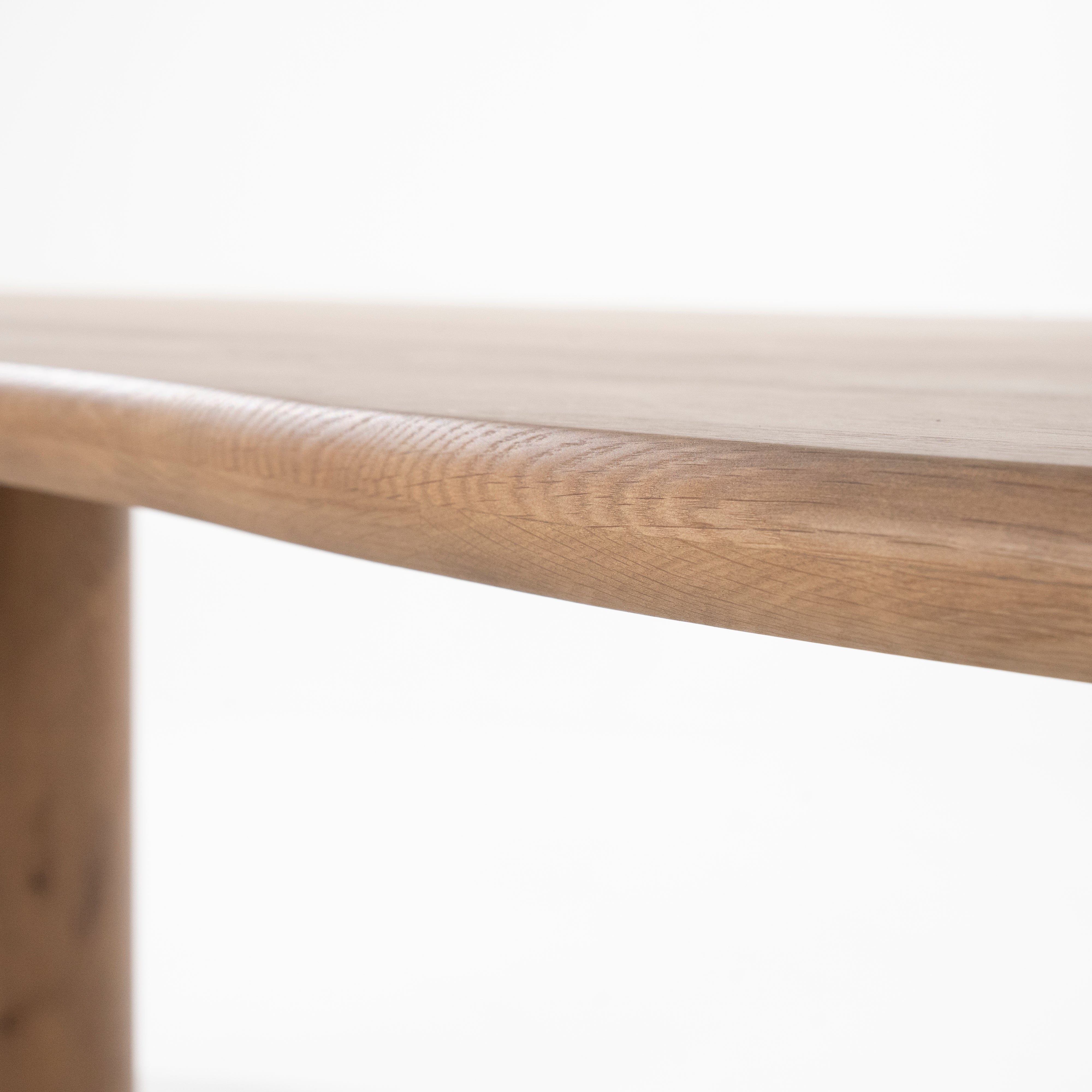 Oval table JOSH dark oak wood