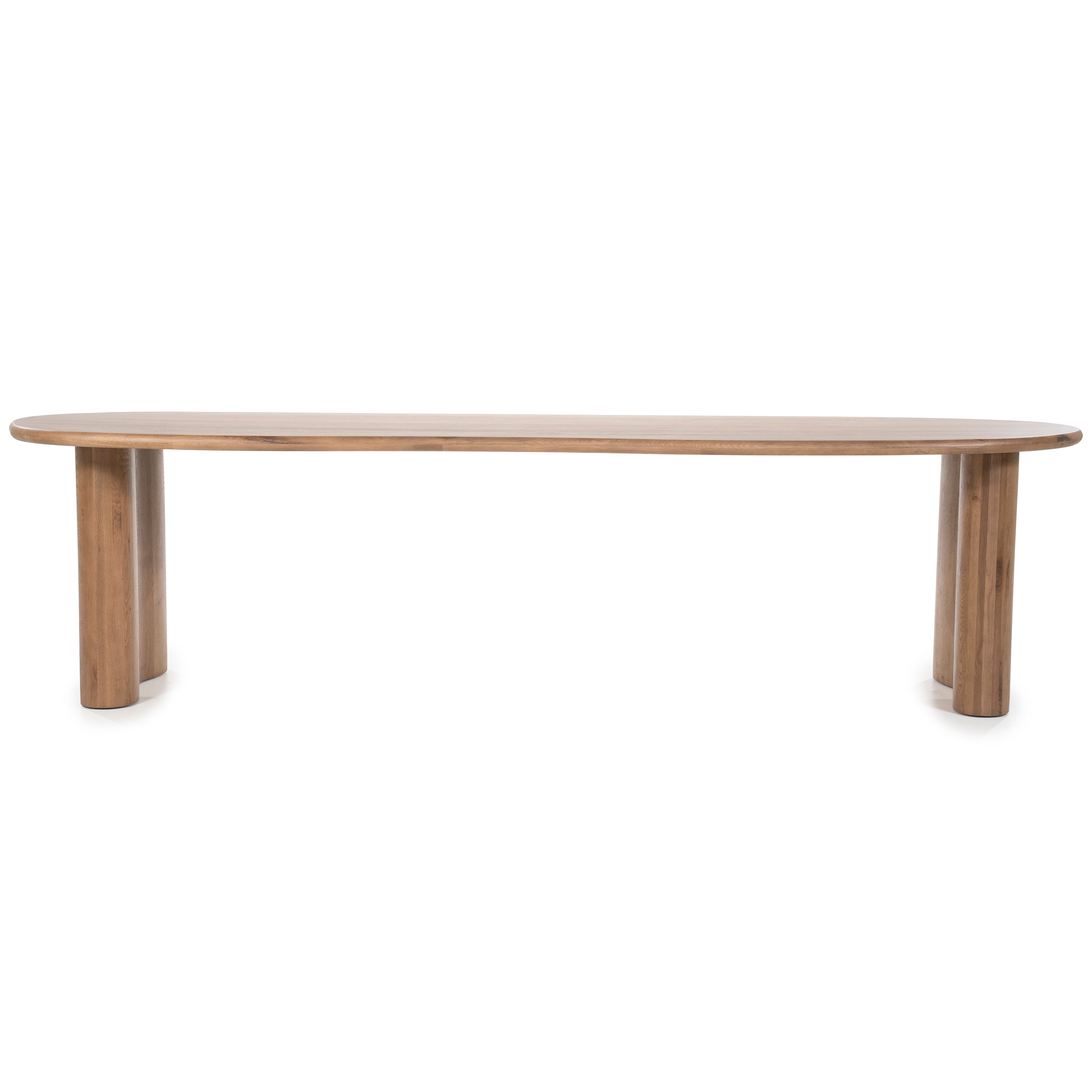 Oval table JOSH dark oak wood