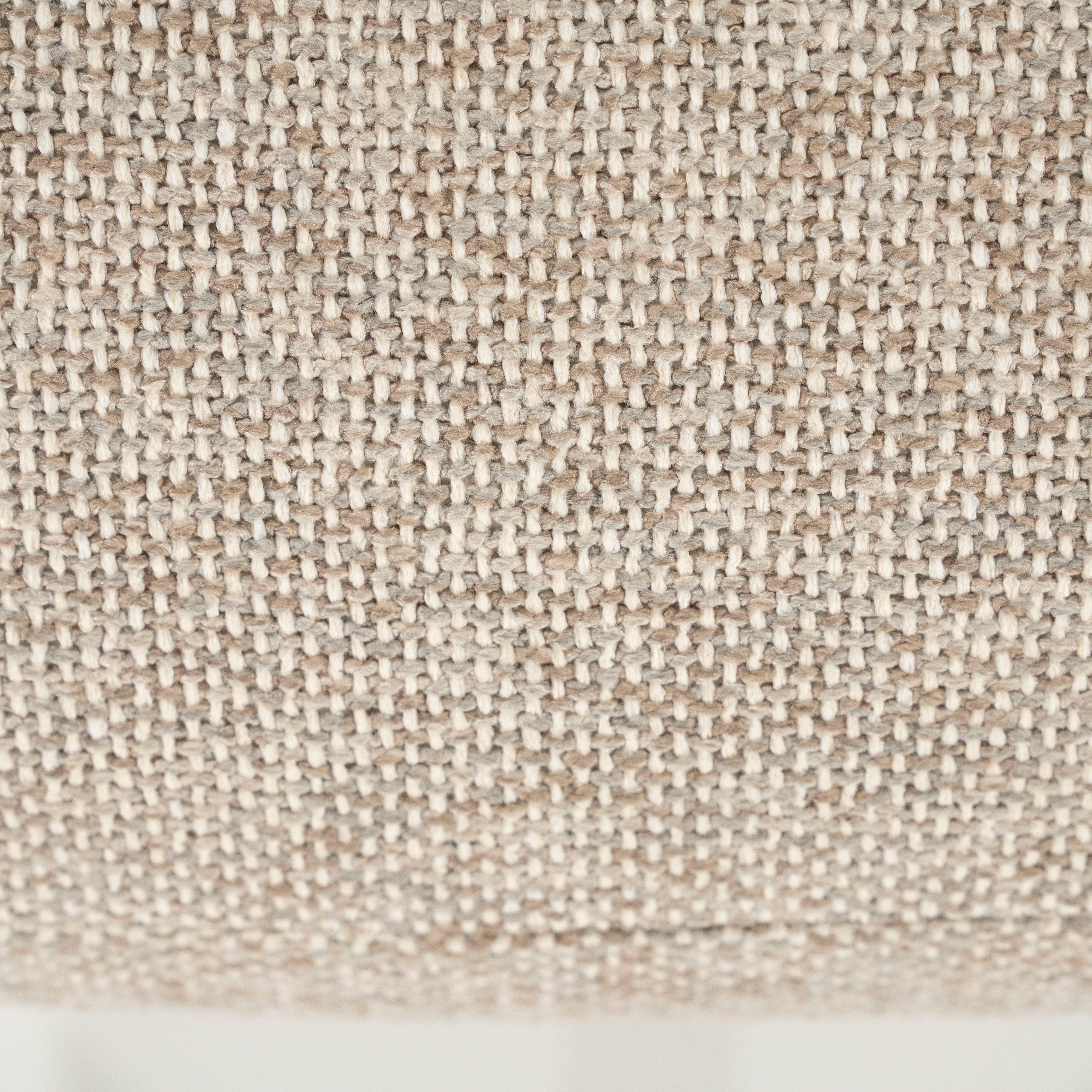 Sessel MIKKY beige mit dunklem Holzgestell