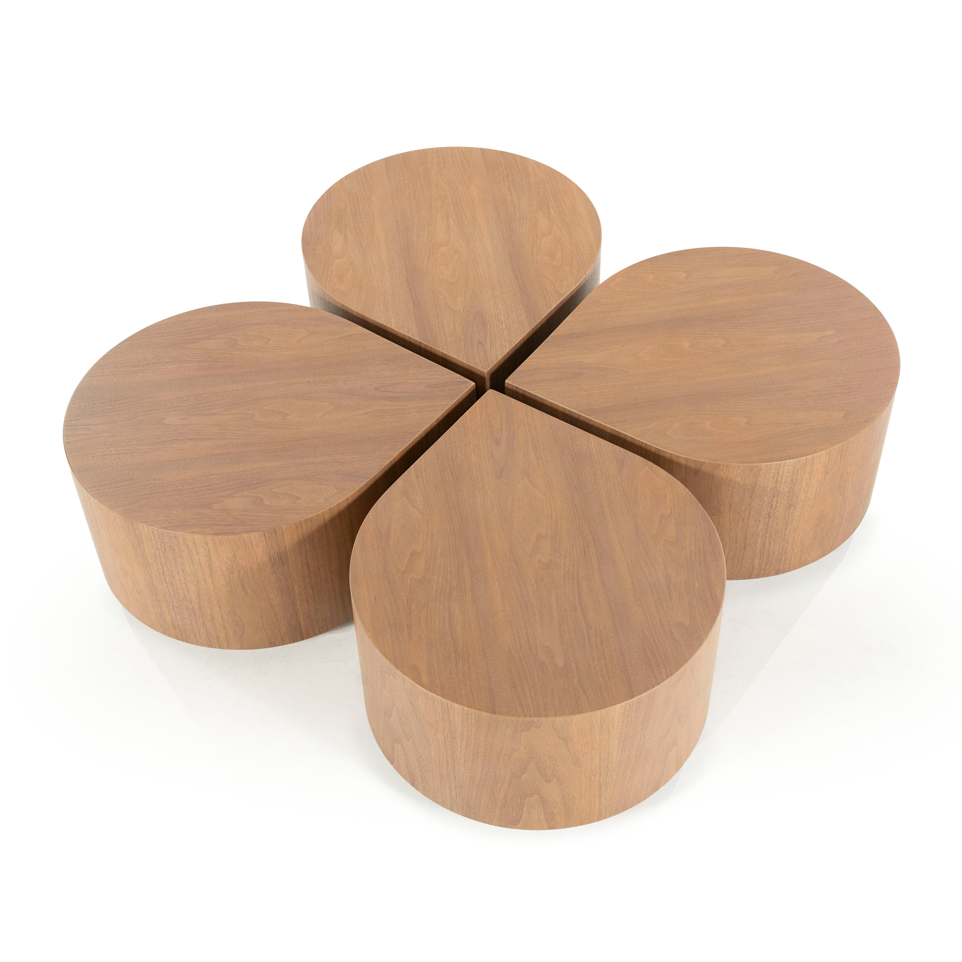 Stolik kawowy JULES fornir orzechowy