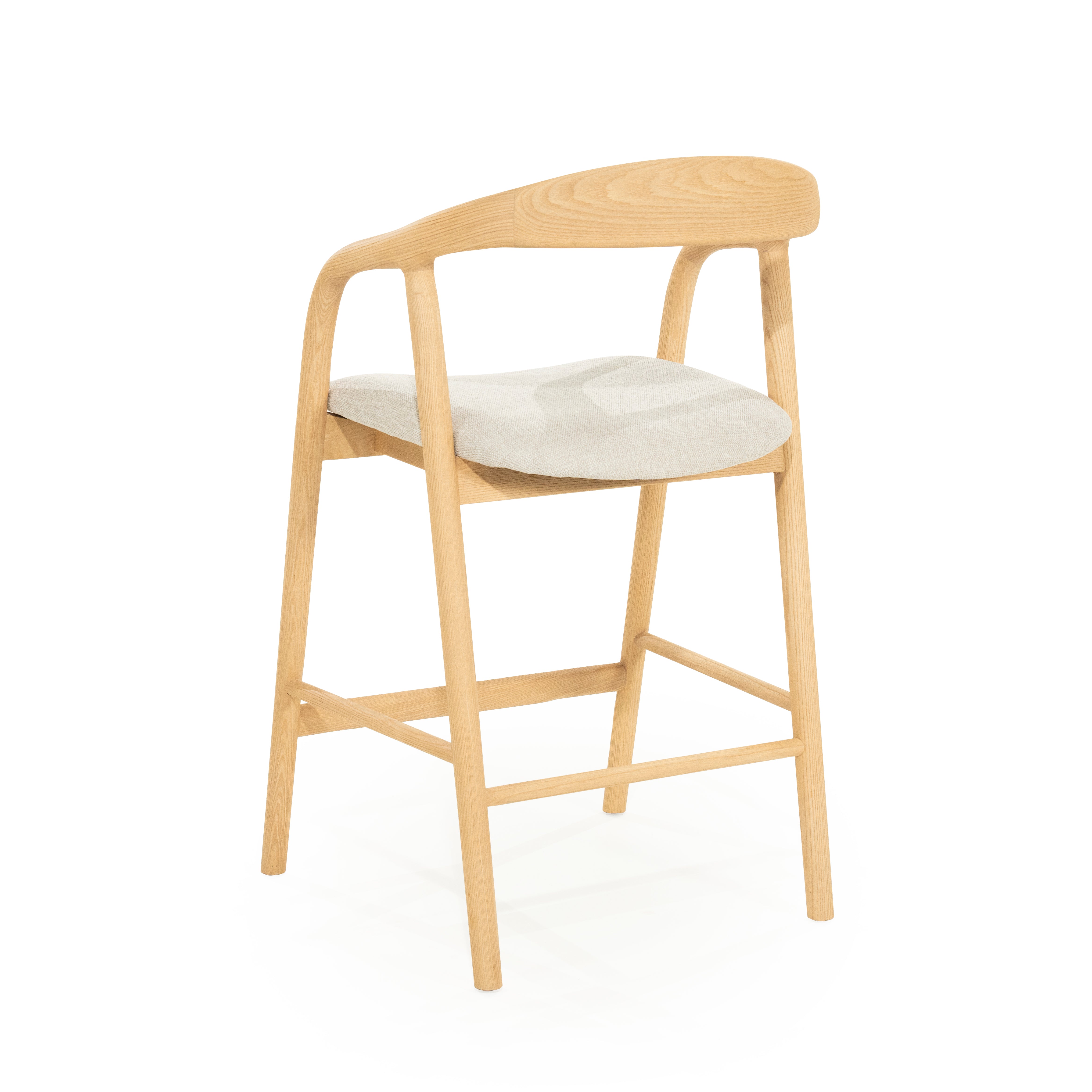 Hocker RAYVEN helles Eschenholz