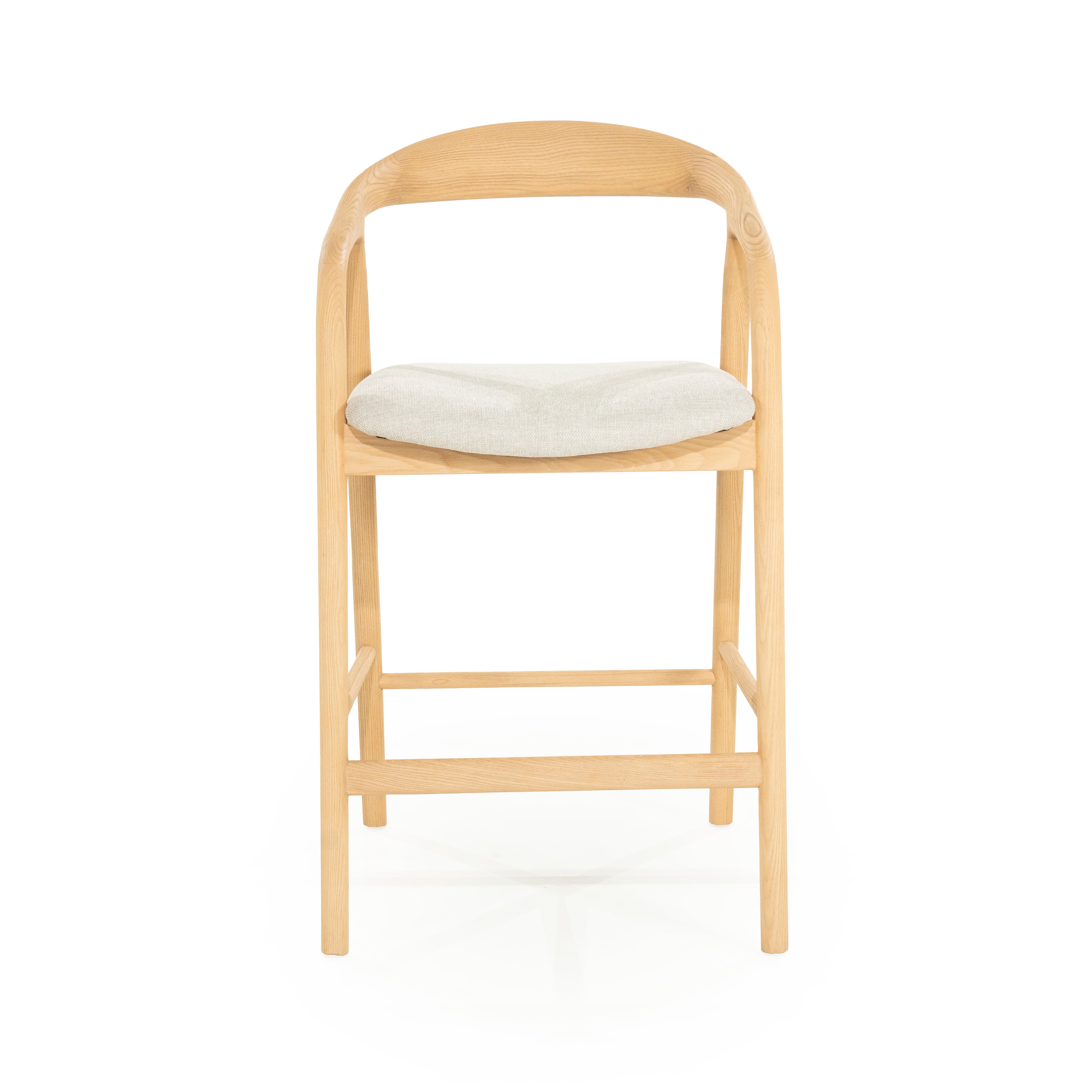 Hocker RAYVEN helles Eschenholz