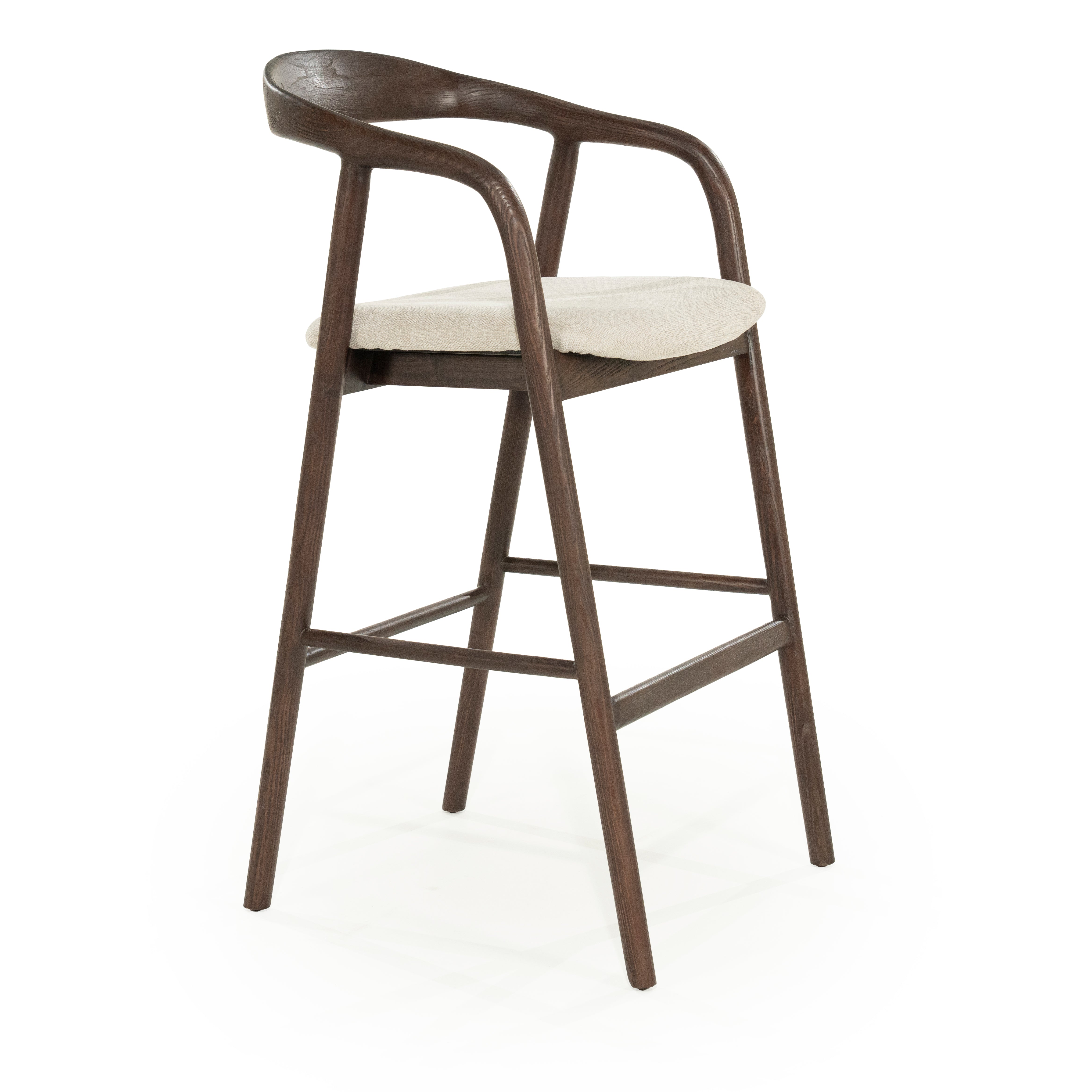 RAYVEN Stool dark ash wood