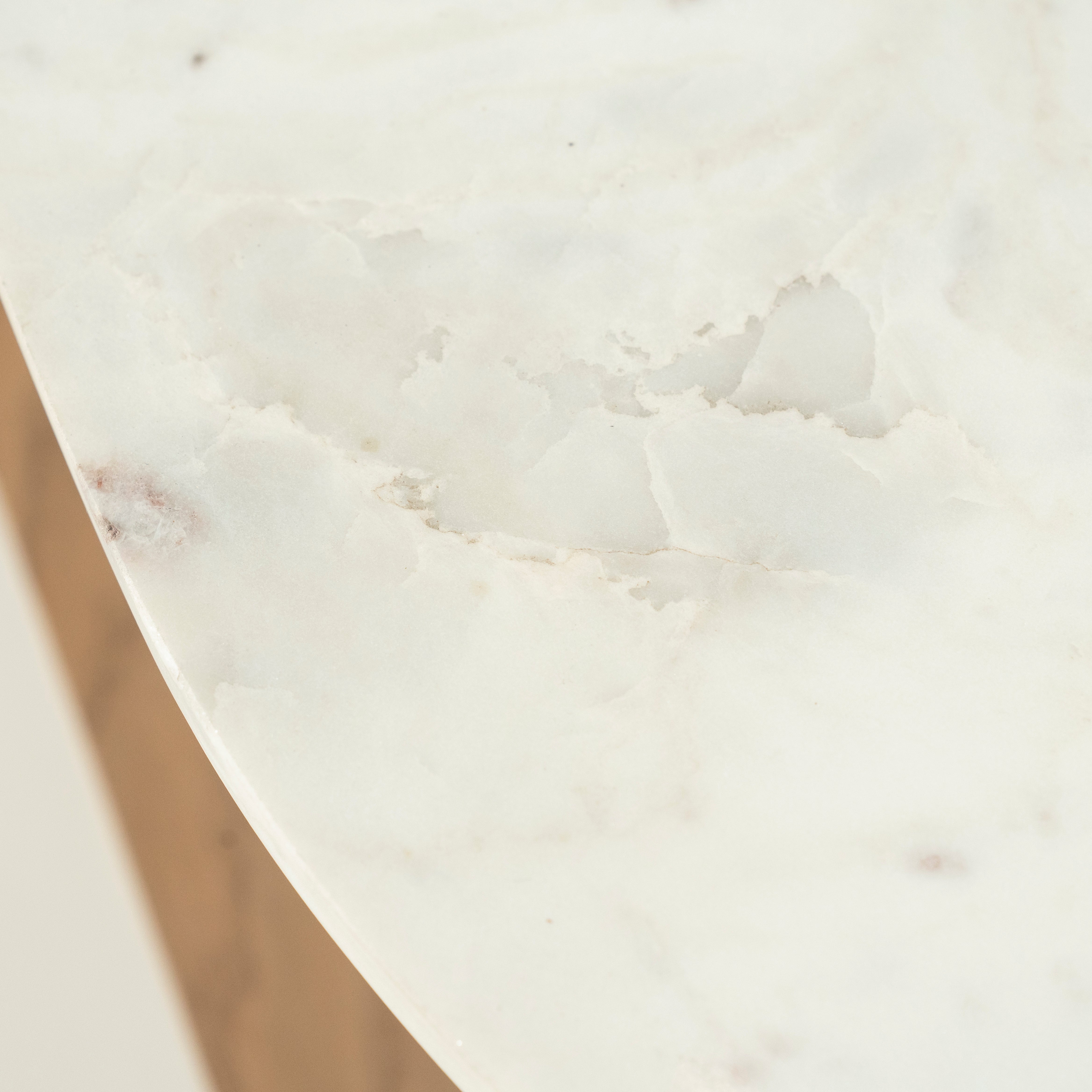 Coffee table DON oak wood with marble top