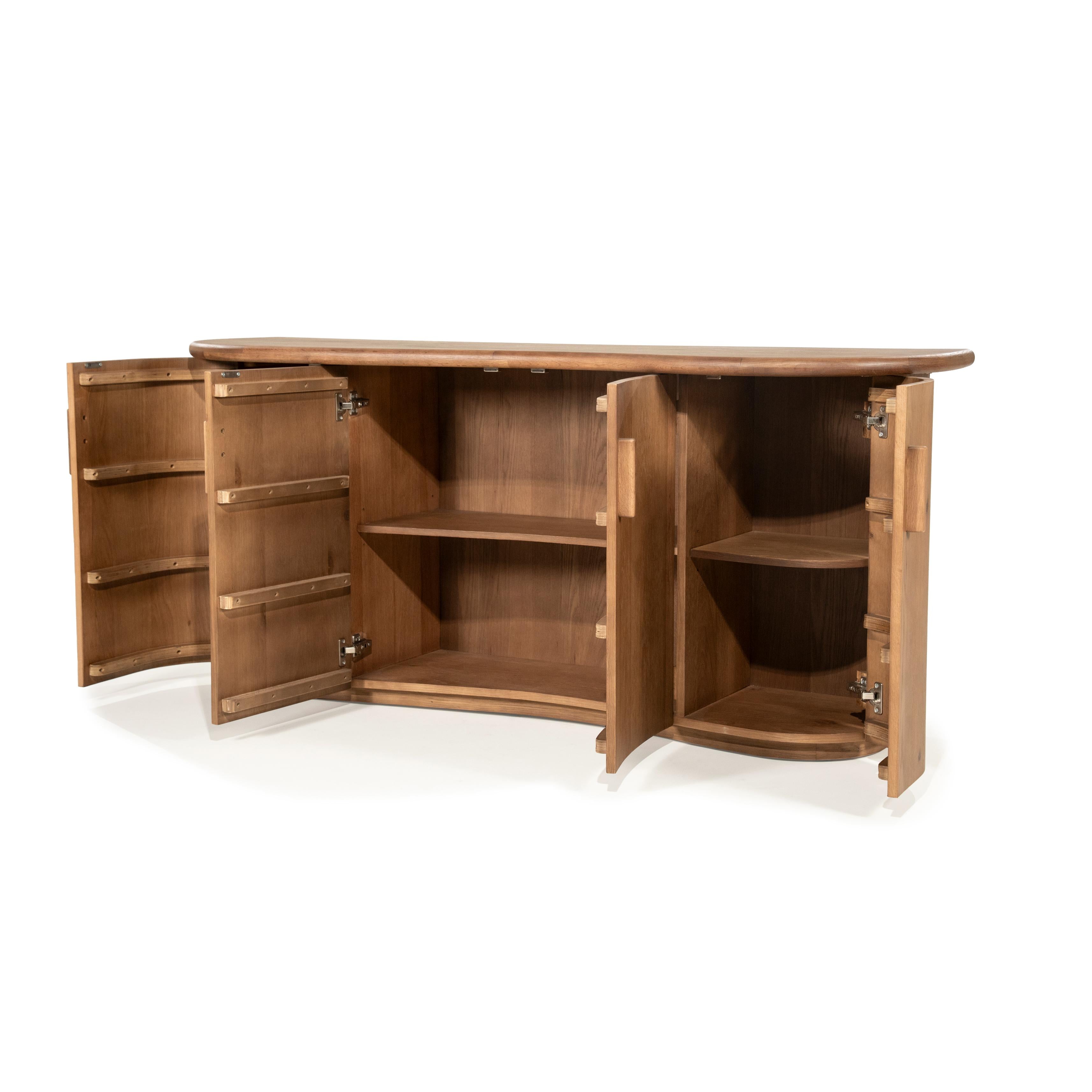 Kommode JOSH dunkles Eichenholz