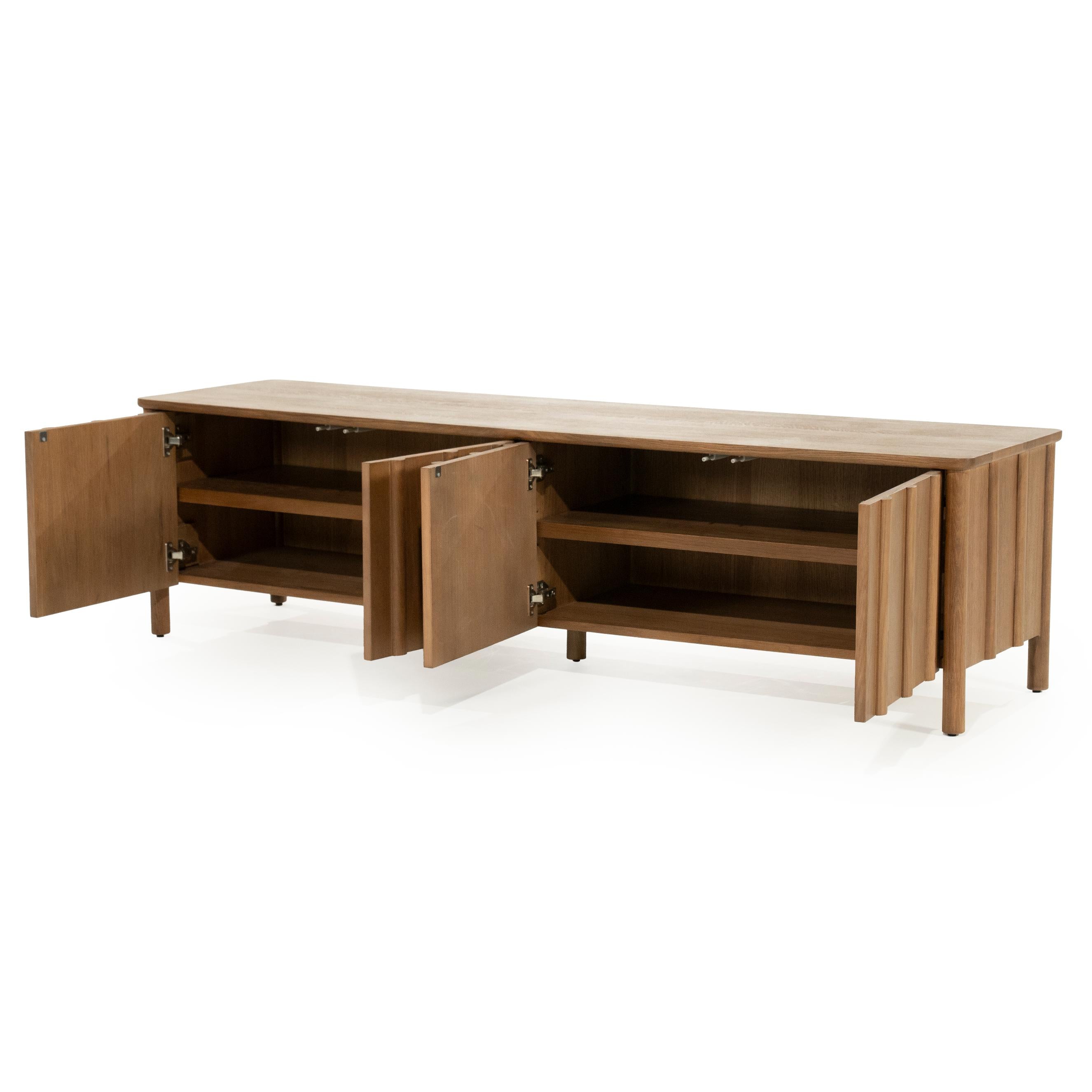 JAKE TV Cabinet dark oak wood