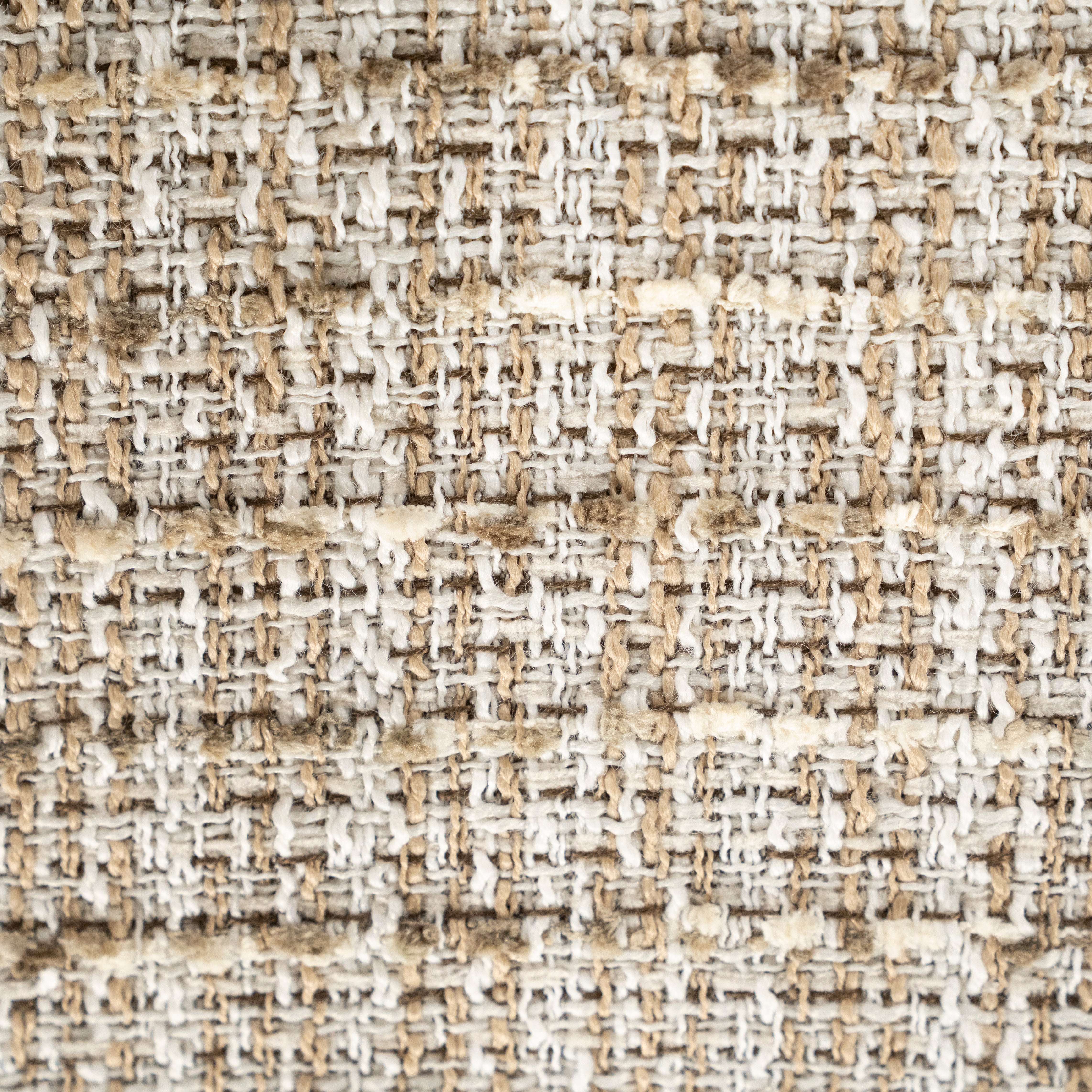 Sessel MICHA beige mit Eichenbasis