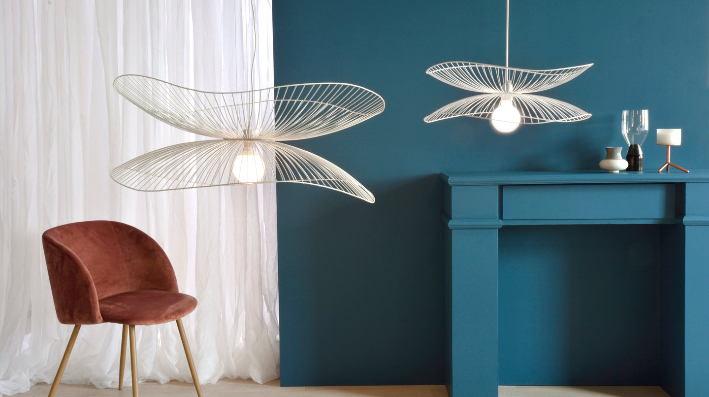 Weiße Linding -Lampe