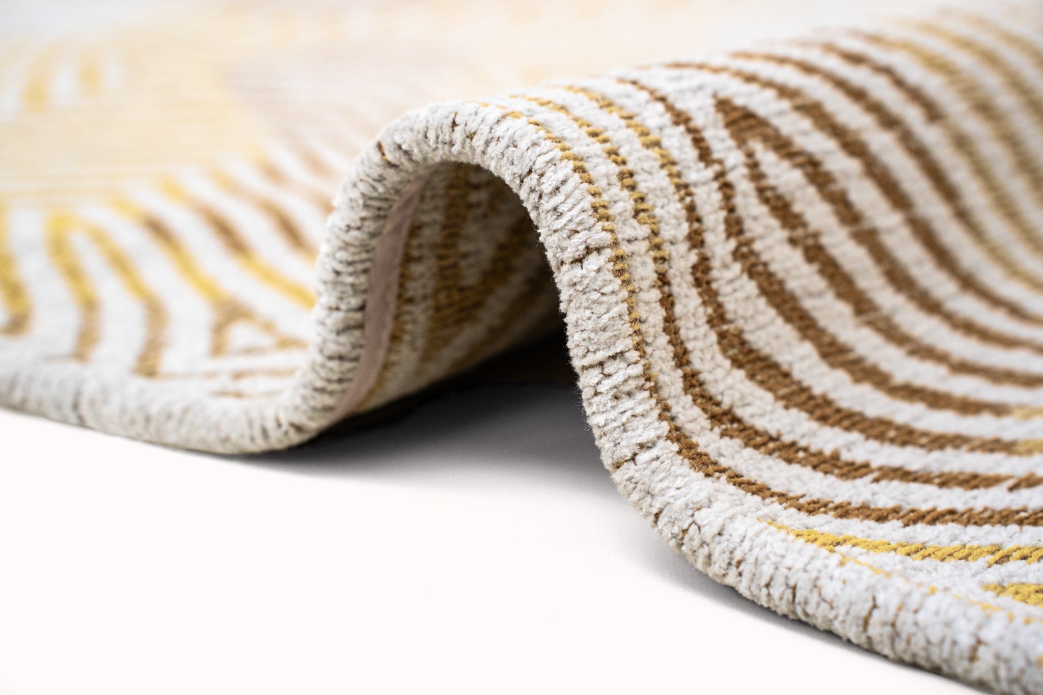 CORAL YELLOW HIPPY rug yellow-beige