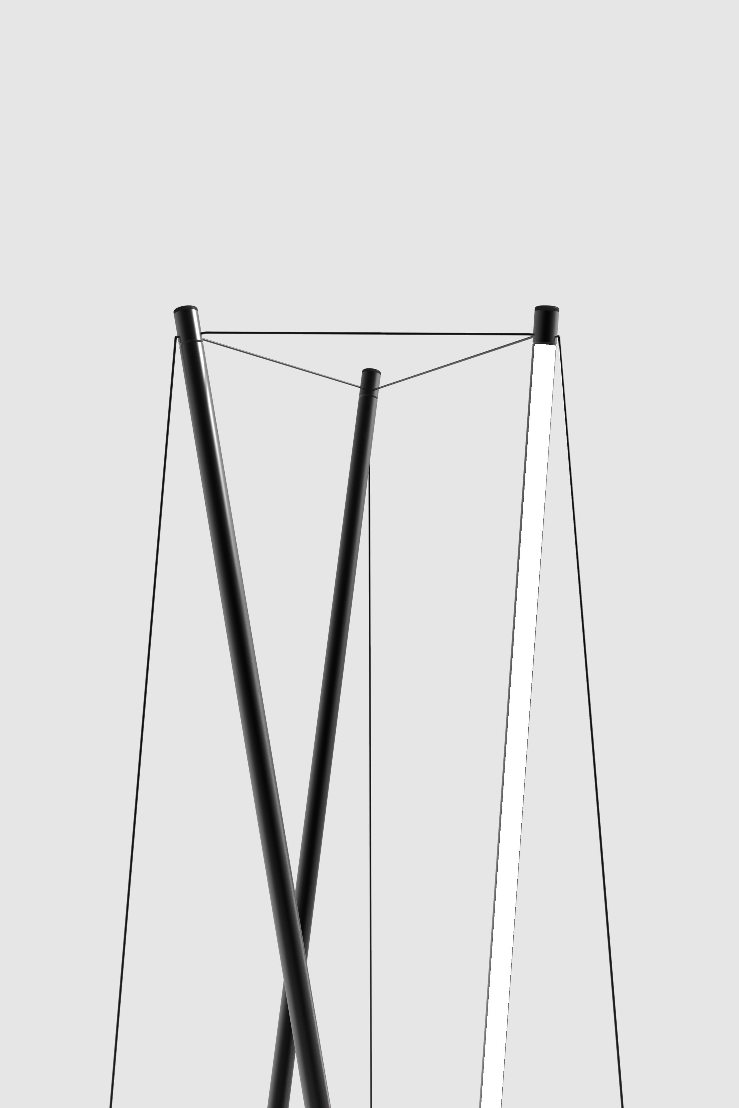 Stehlampe TENSO schwarz