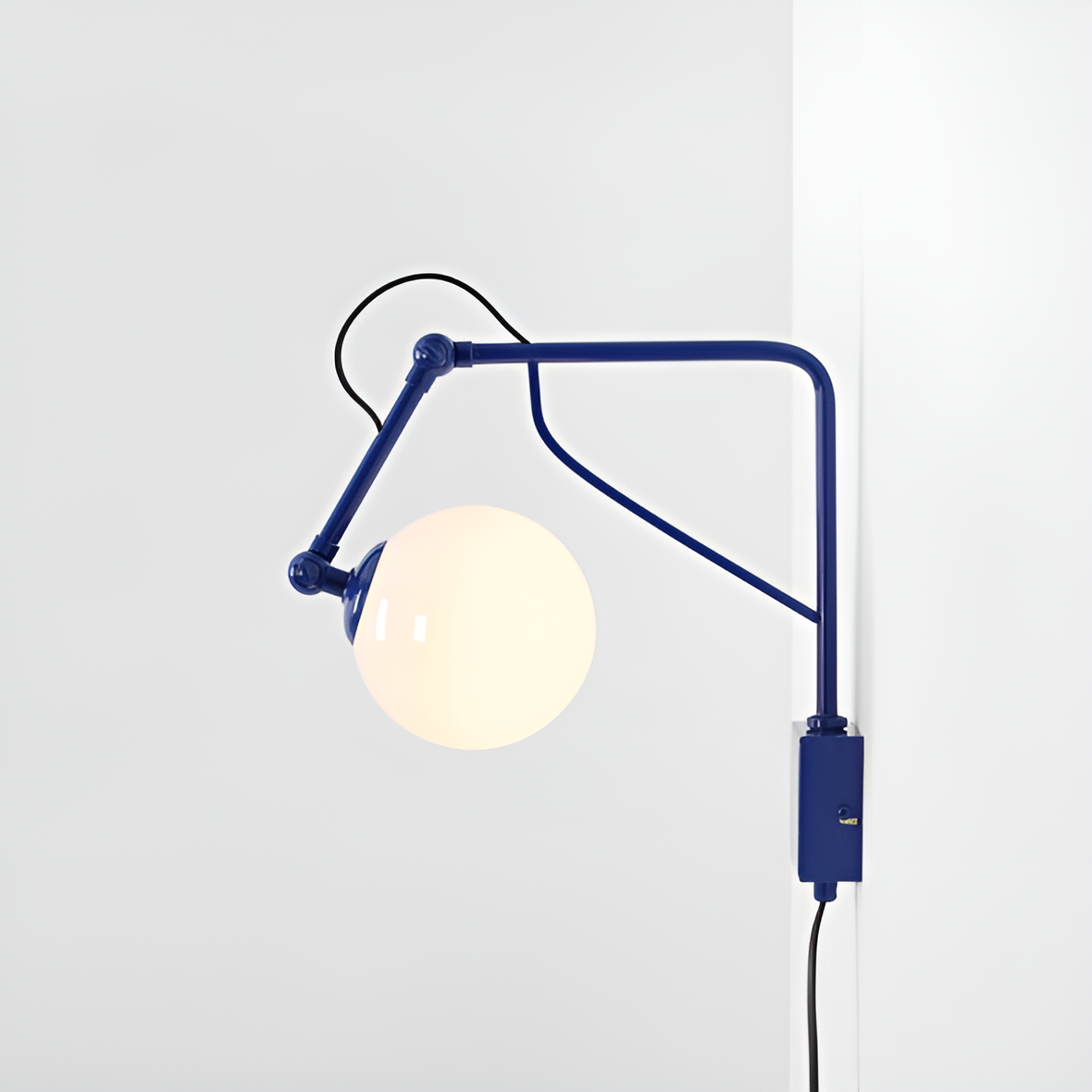 Wandlampe mit verstellbarem Arm SOHO COBALT blau