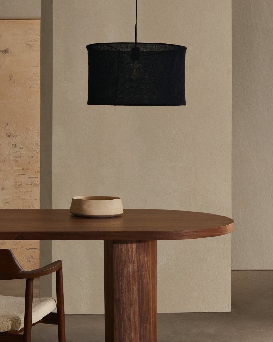 Lampenschirm der hängenden Lampe Mariela Czarny Liniana