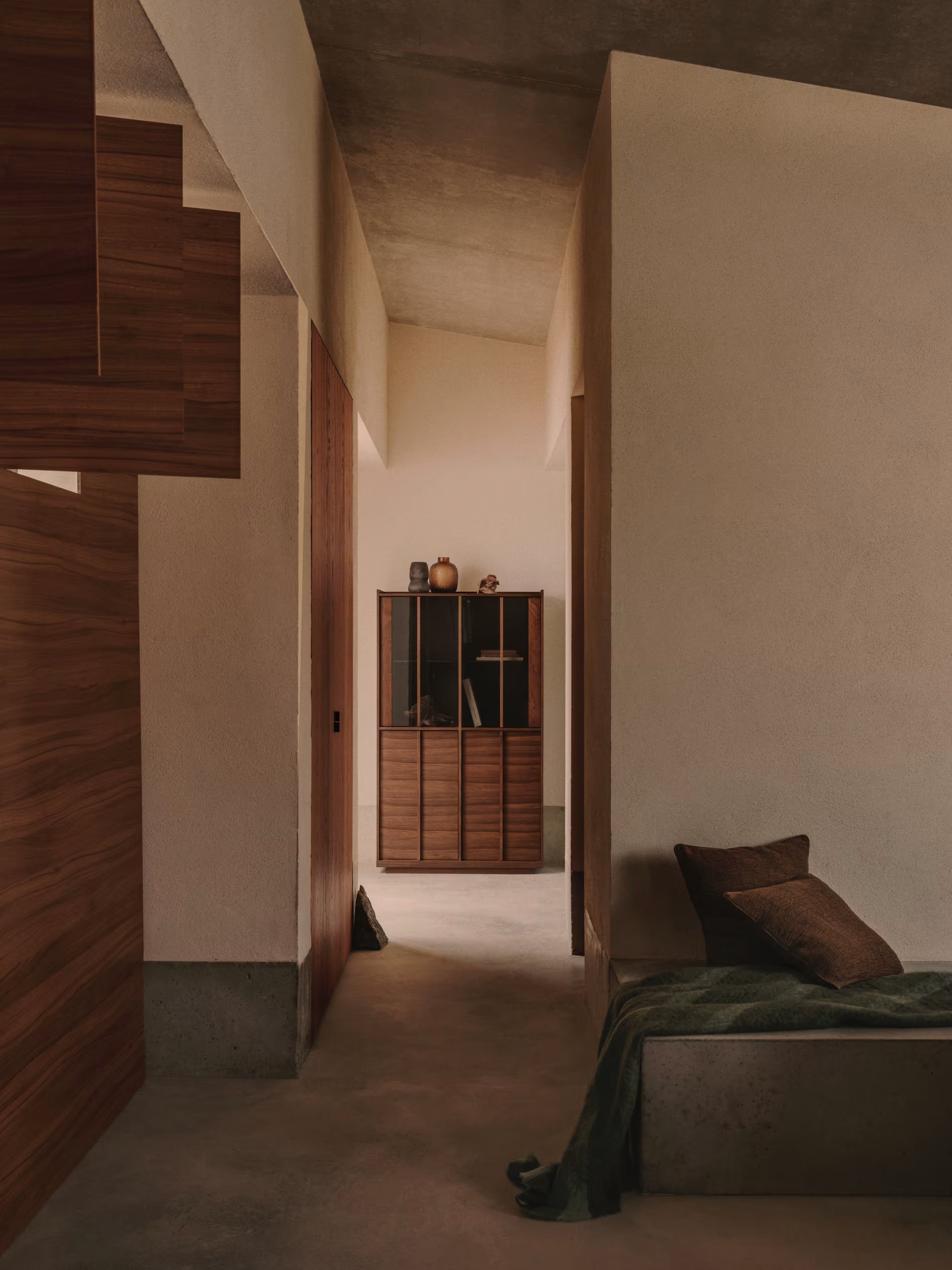 Witryna ONIX Nussbaum furniert