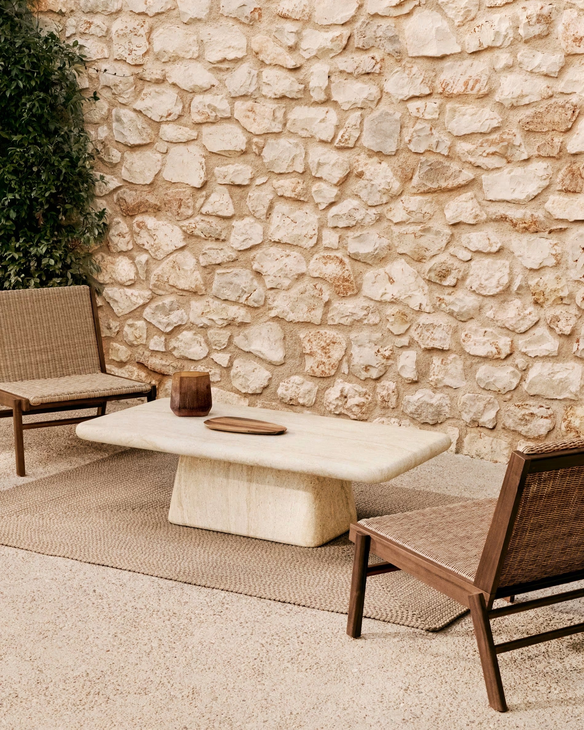 External rug Despas beige