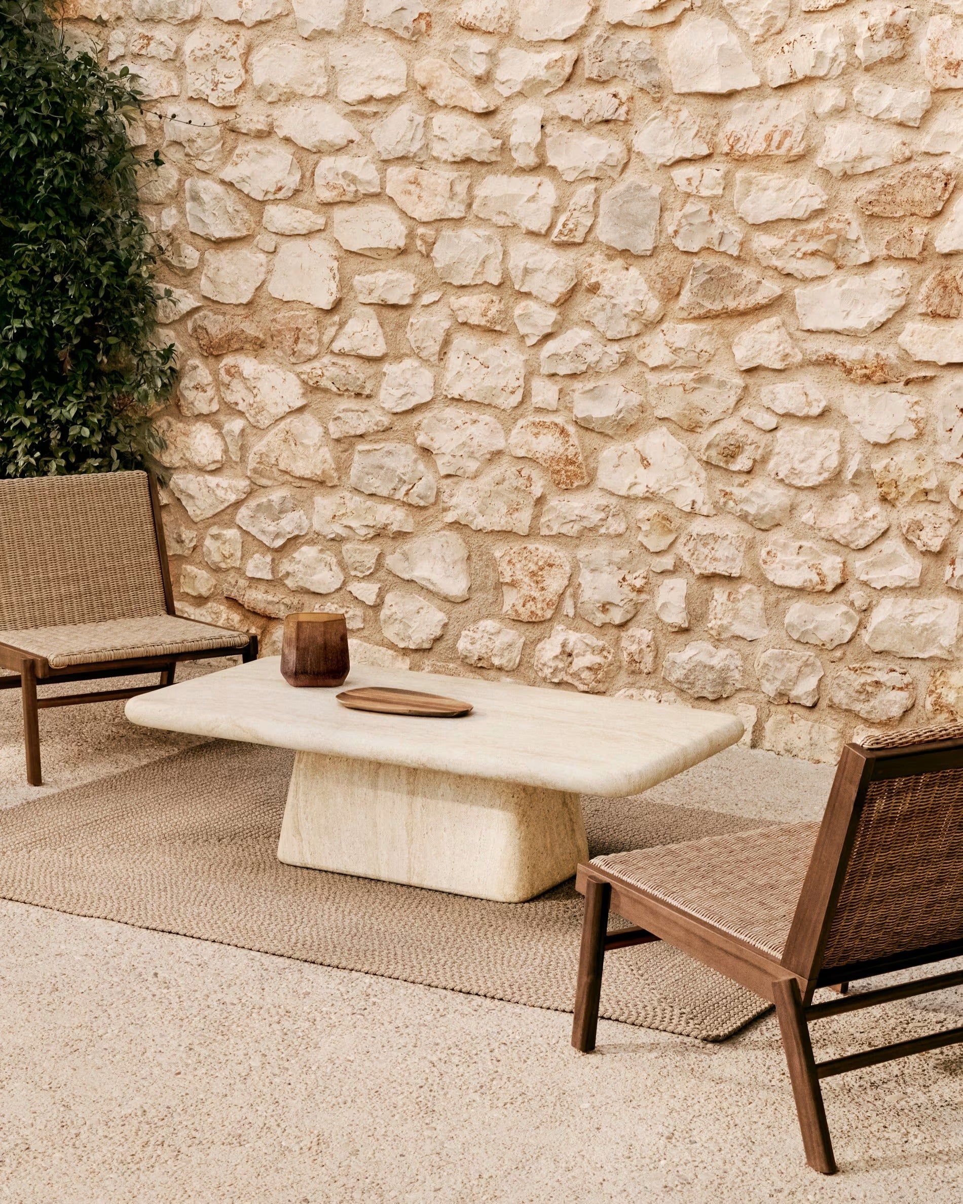 External rug Despas beige