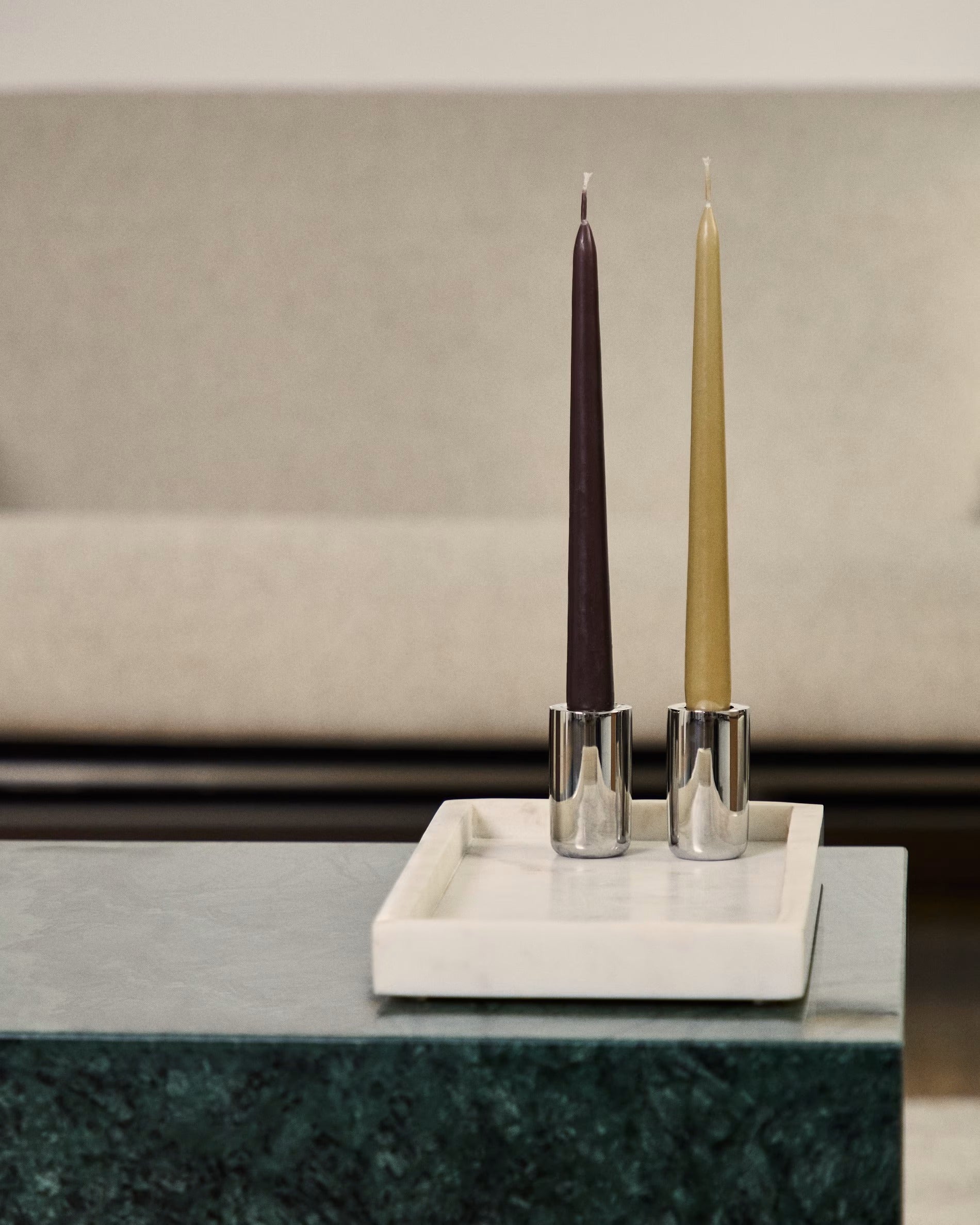 Serela Tray White Marble