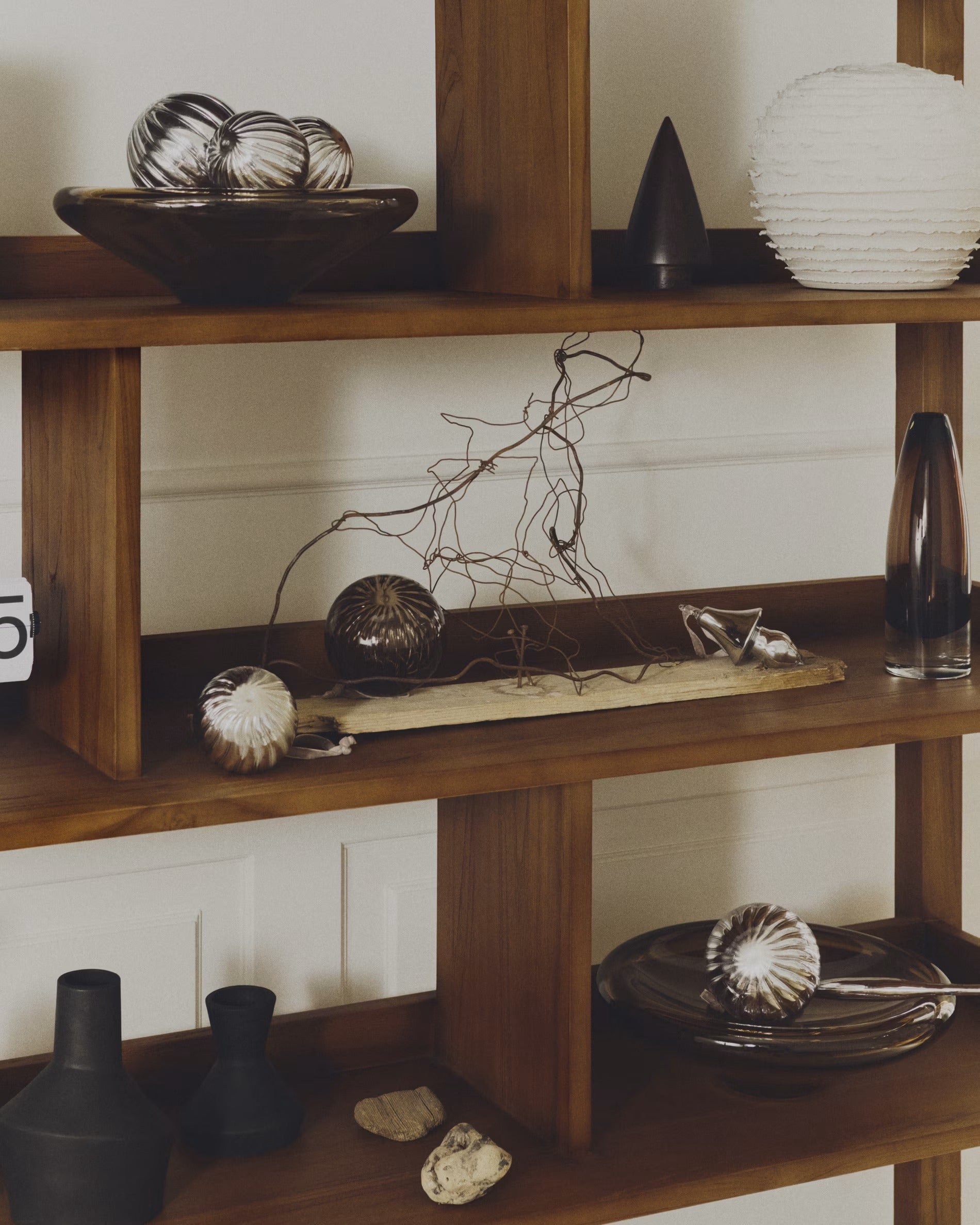 Weihnachtsbaumdekorationsset ORANEL silber