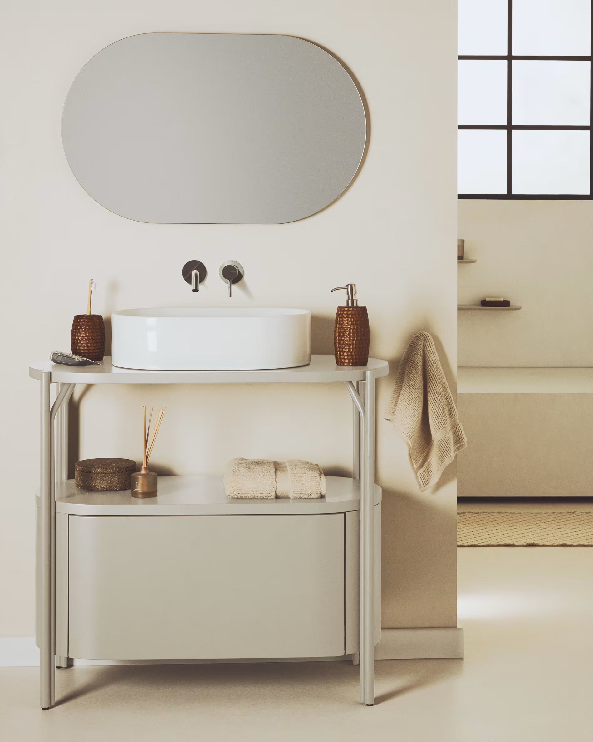 Badezimmermöbel ARELY beige