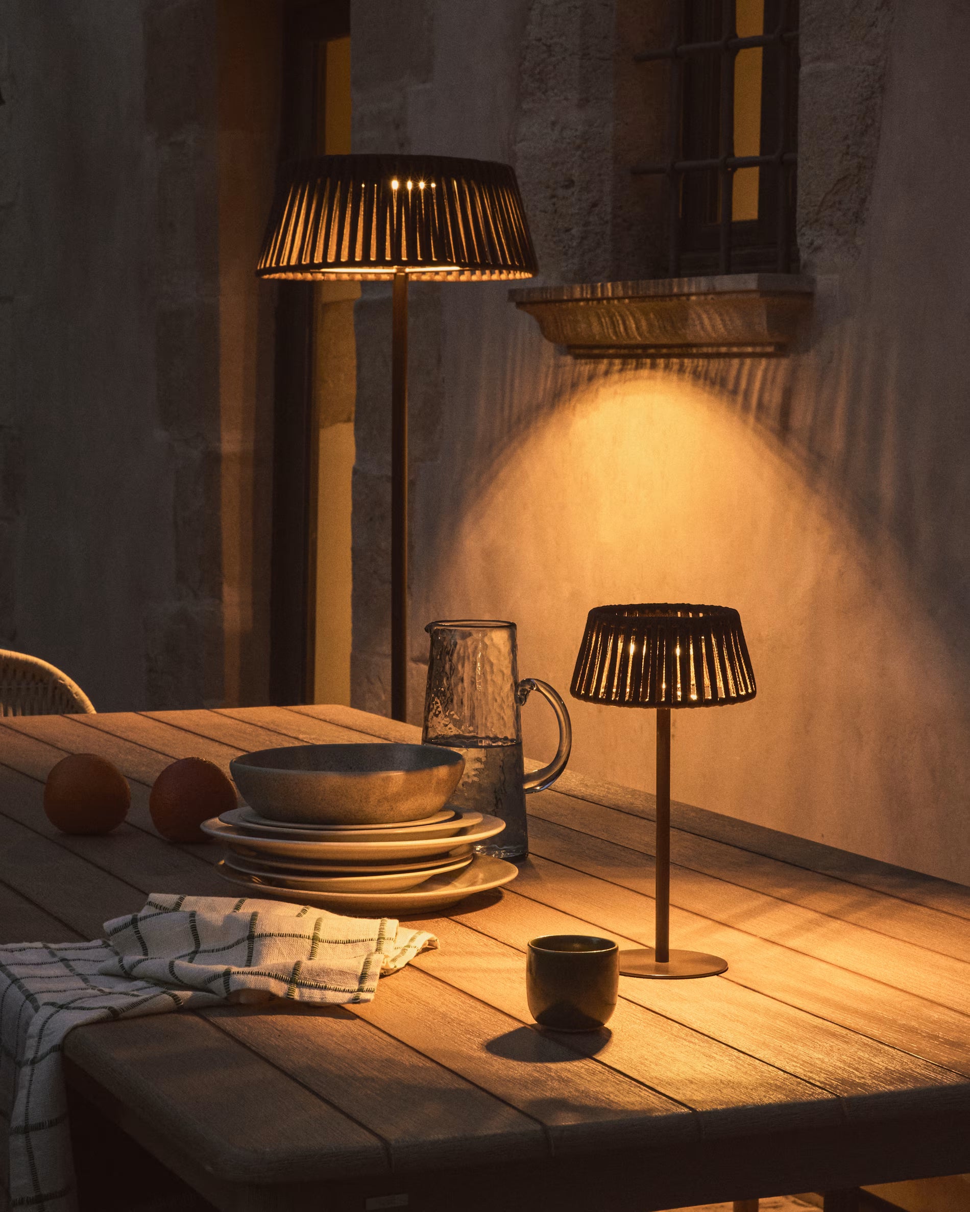 ALDET Brown Solar Garden Lamp