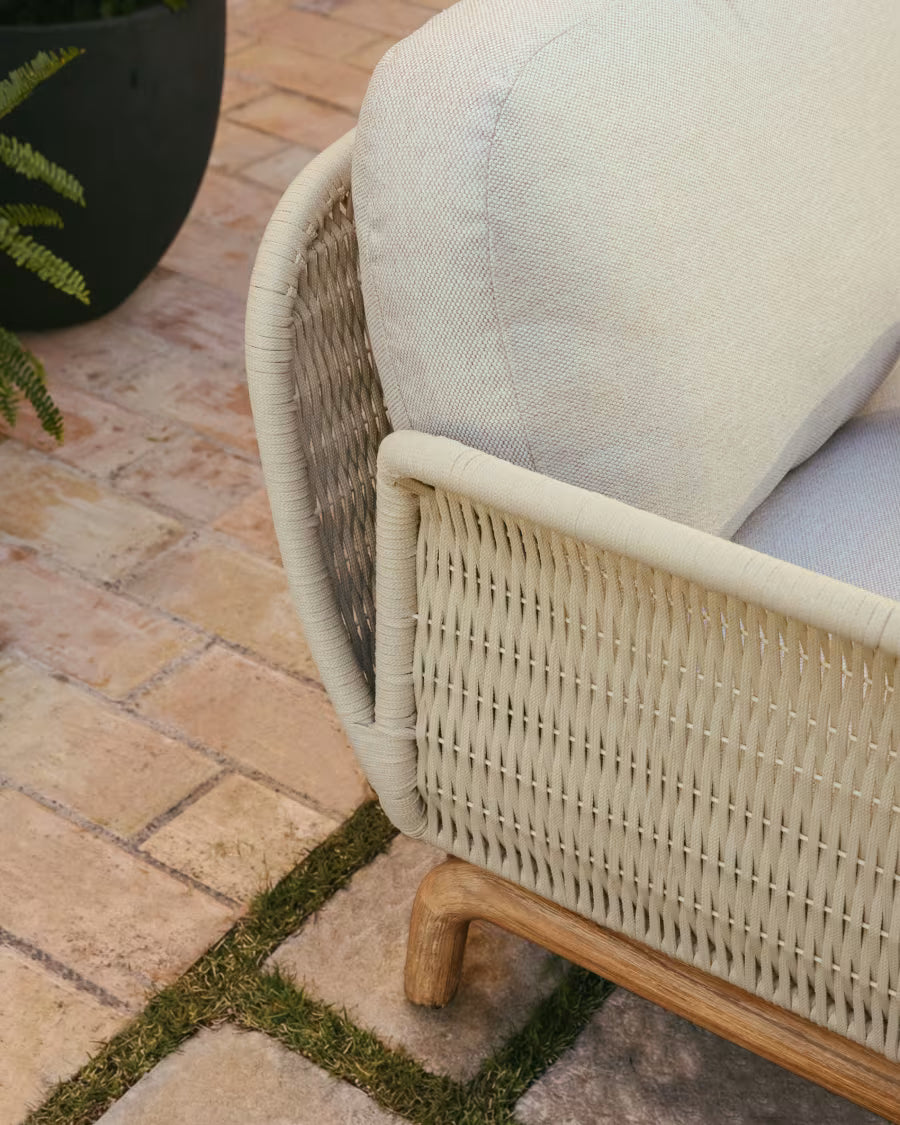 Zweisitzer Garten-Sofa ALIPA beige