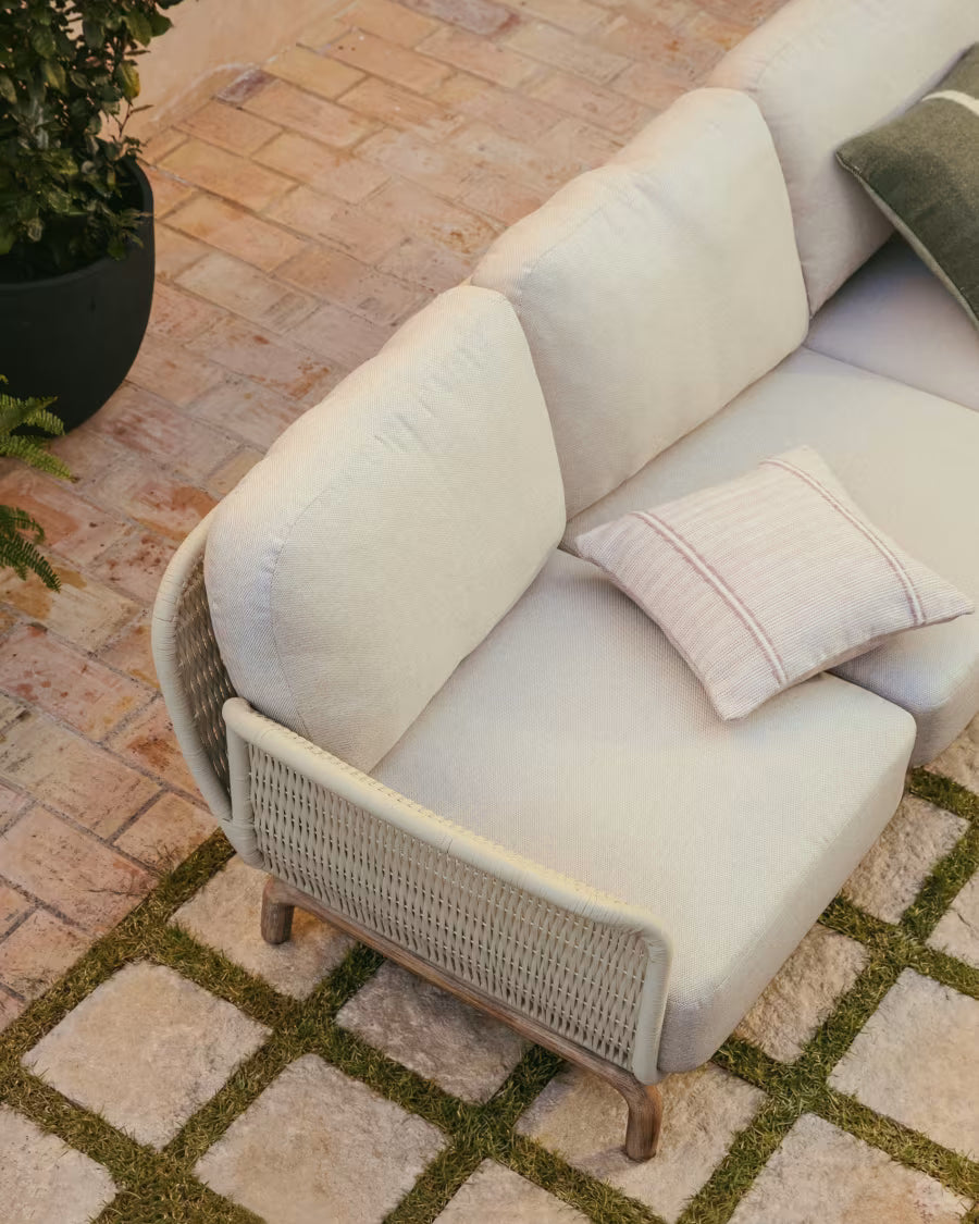 3-Sitzer Garten-Sofa ALIPA beige
