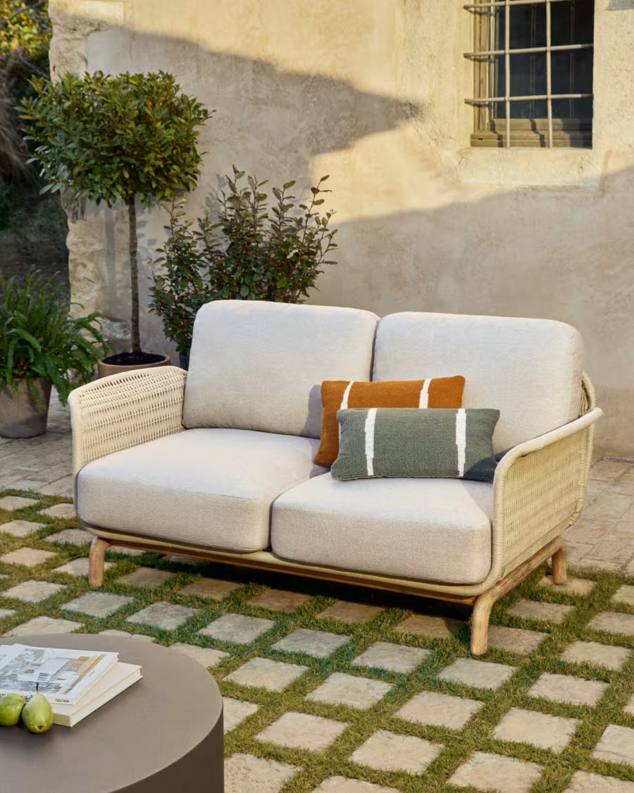 Zweisitzer Garten-Sofa ALIPA beige