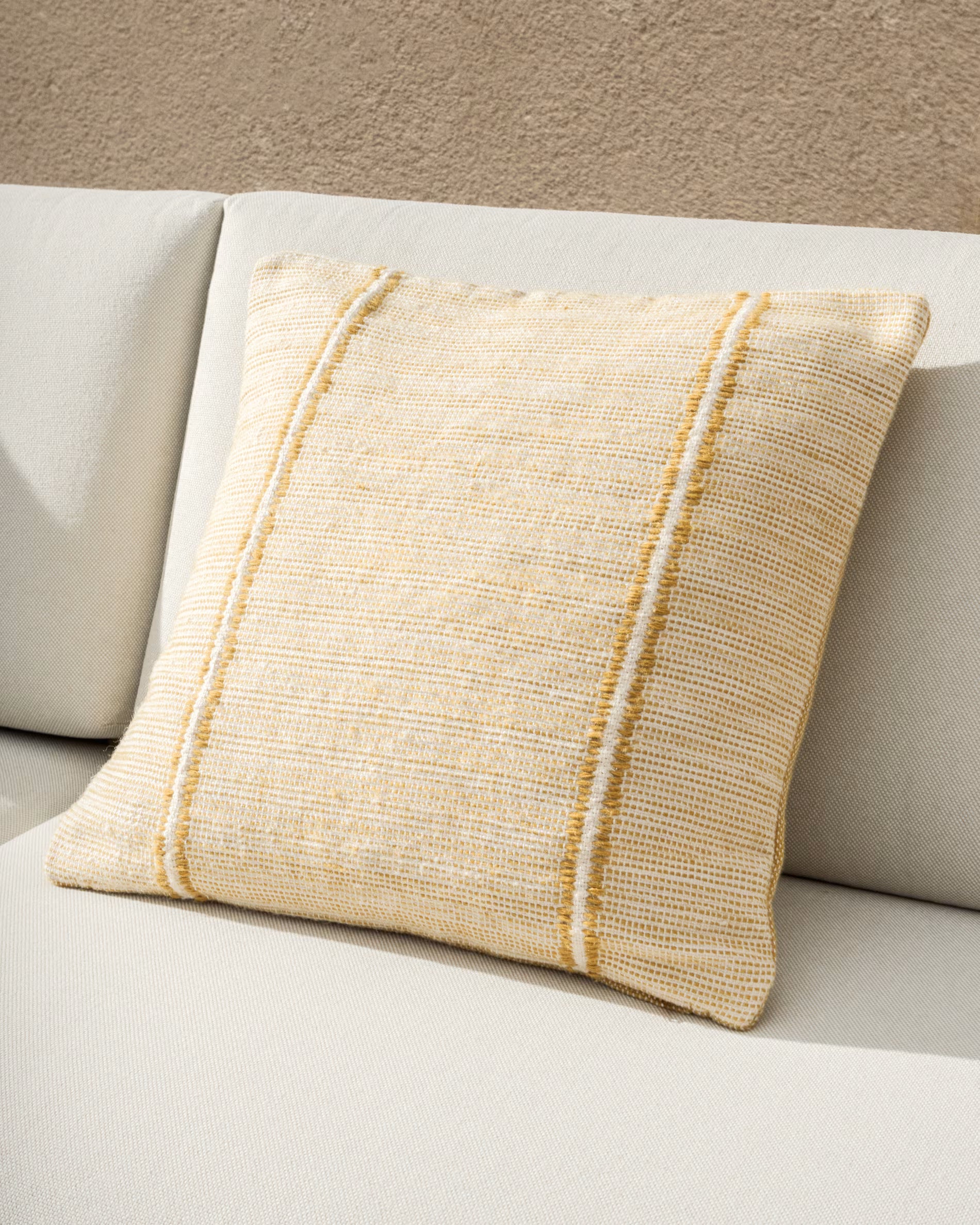 DRATI yellow cushion cover