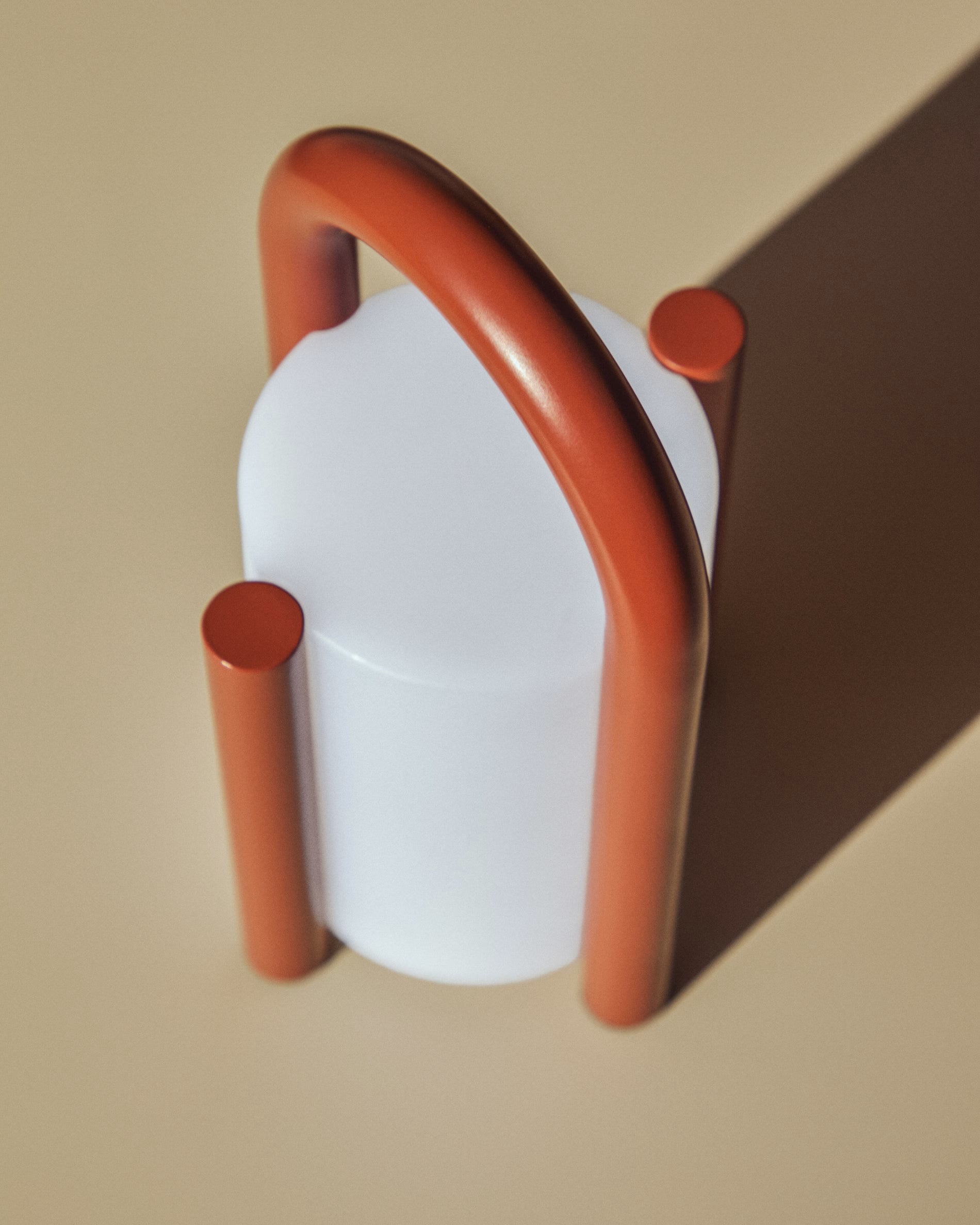 Portable Garden Lamp LEROS terracotta