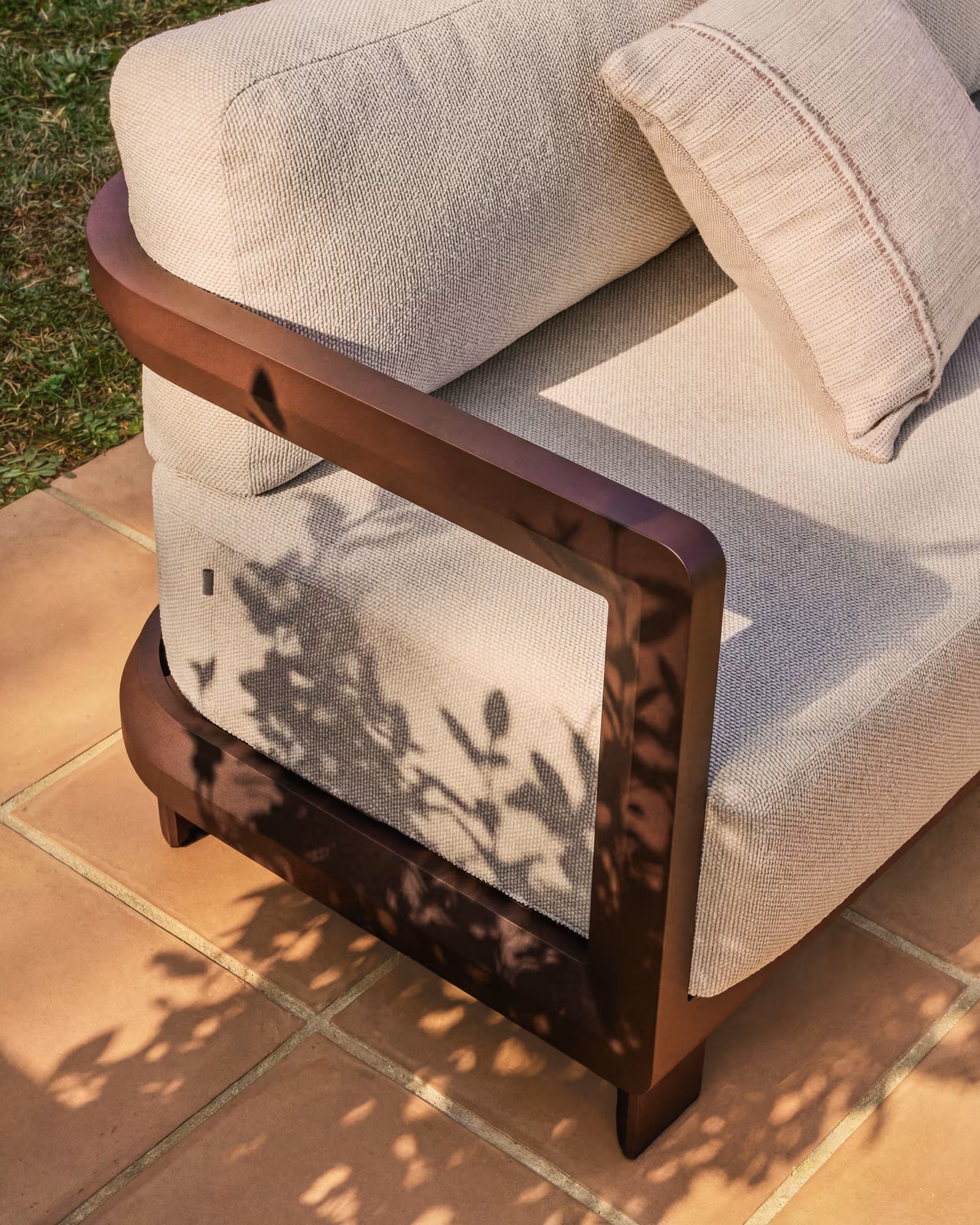 4-Piece Garden Set NERANO Brown