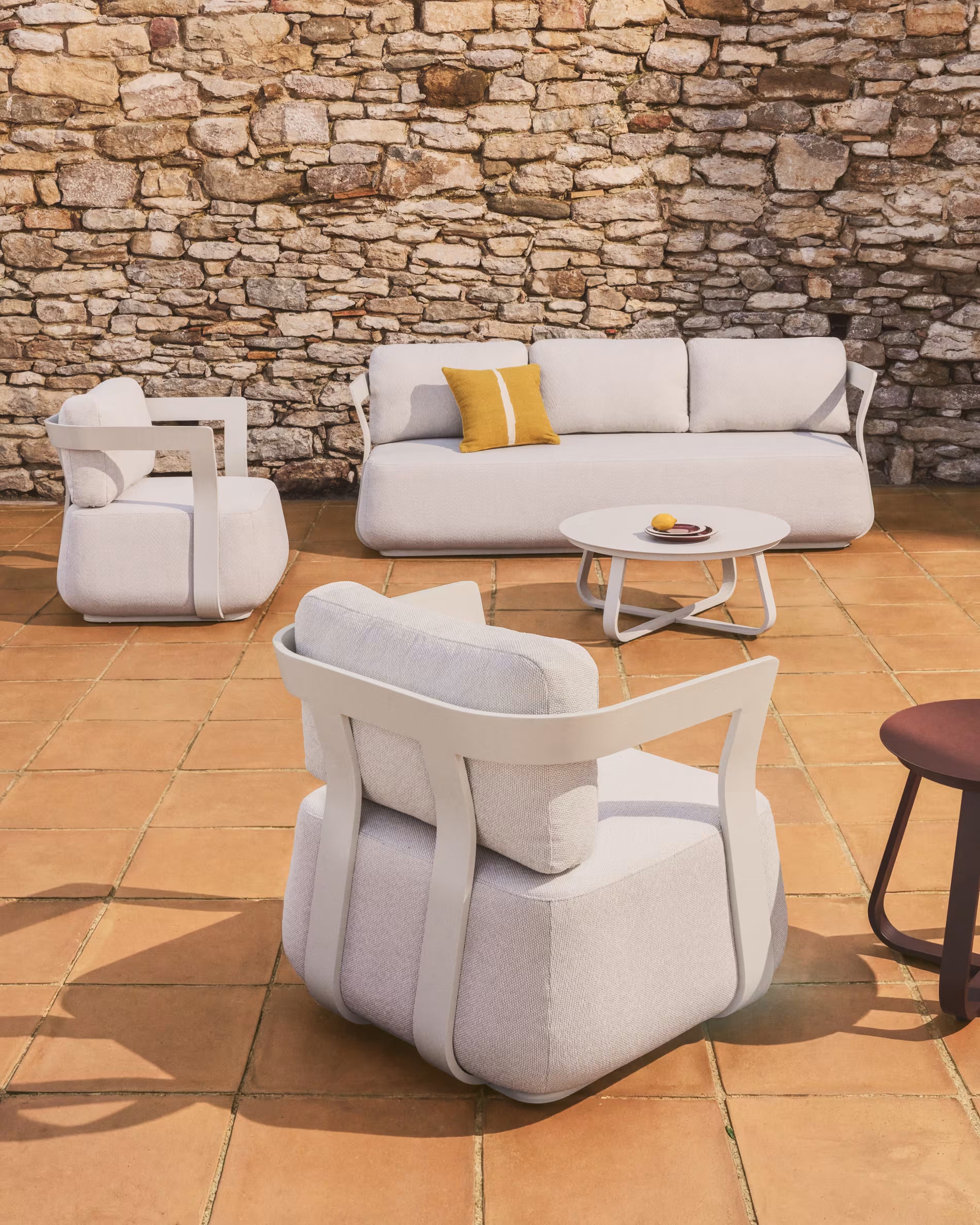 TAMARIS ecru 3-Seater Garden Sofa