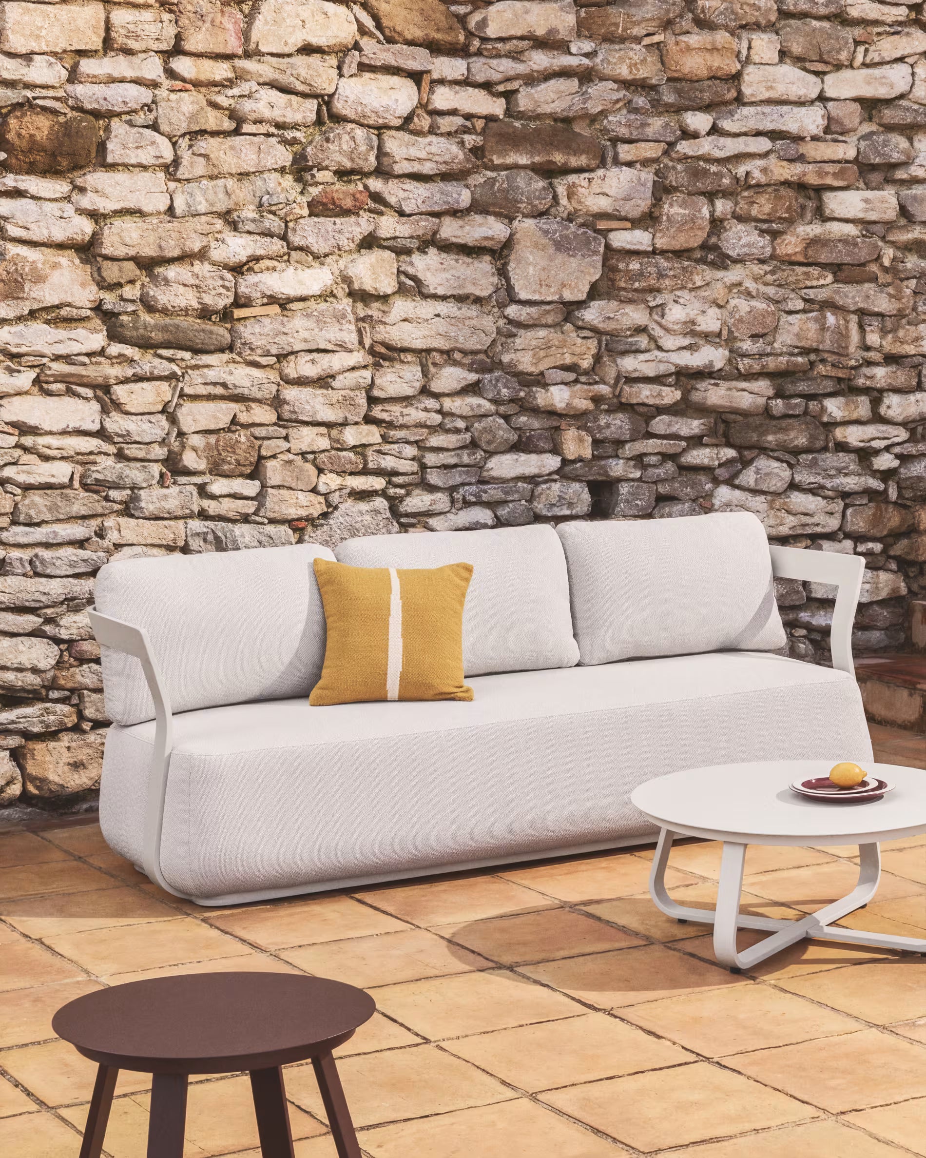 TAMARIS ecru 3-Seater Garden Sofa