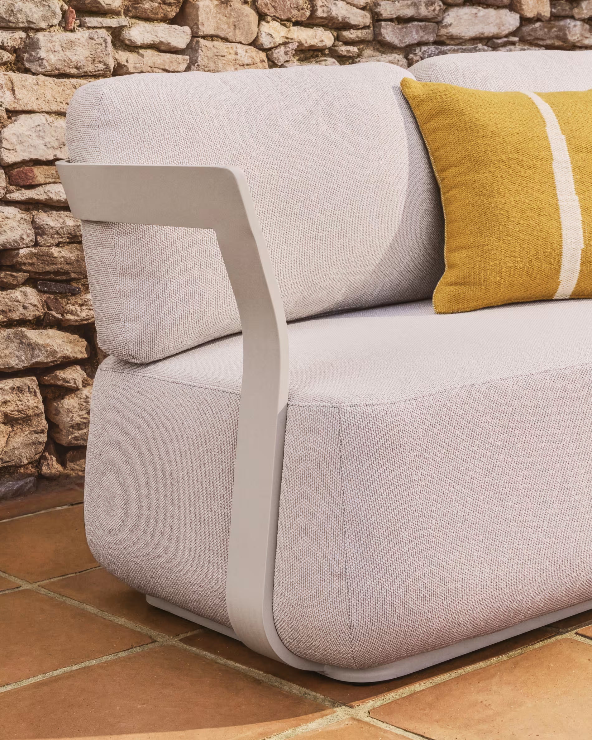 TAMARIS ecru 3-Seater Garden Sofa