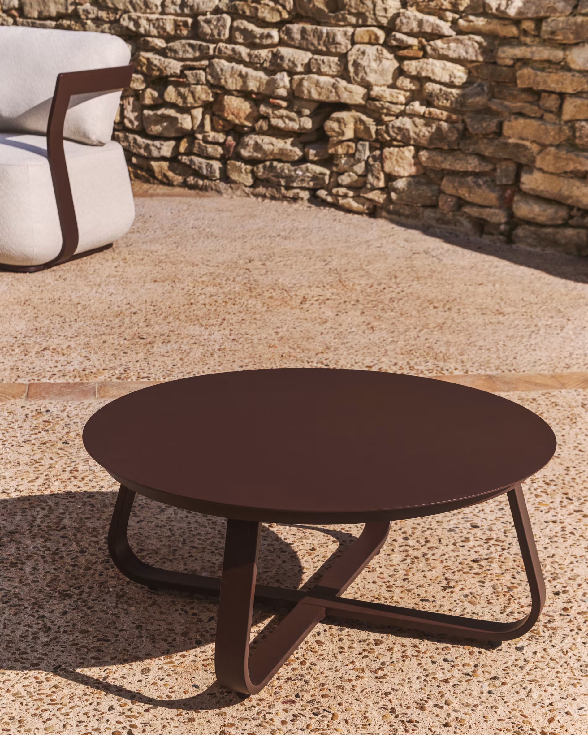 TAMARIS Brown Outdoor Coffee Table