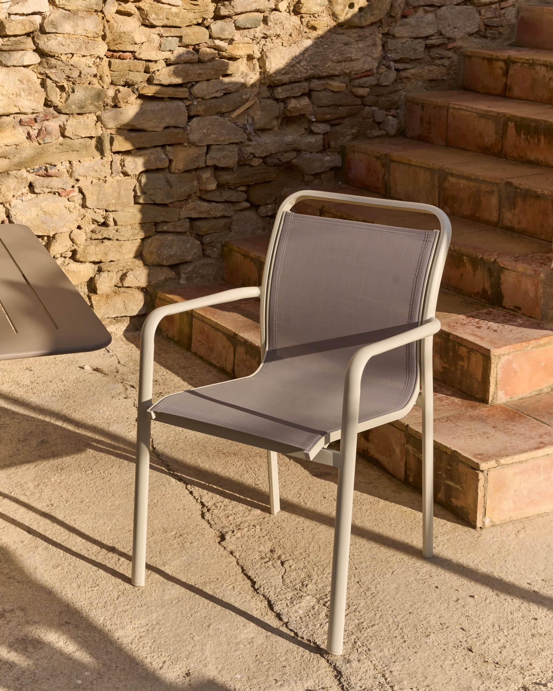 LURI ecru garden chair