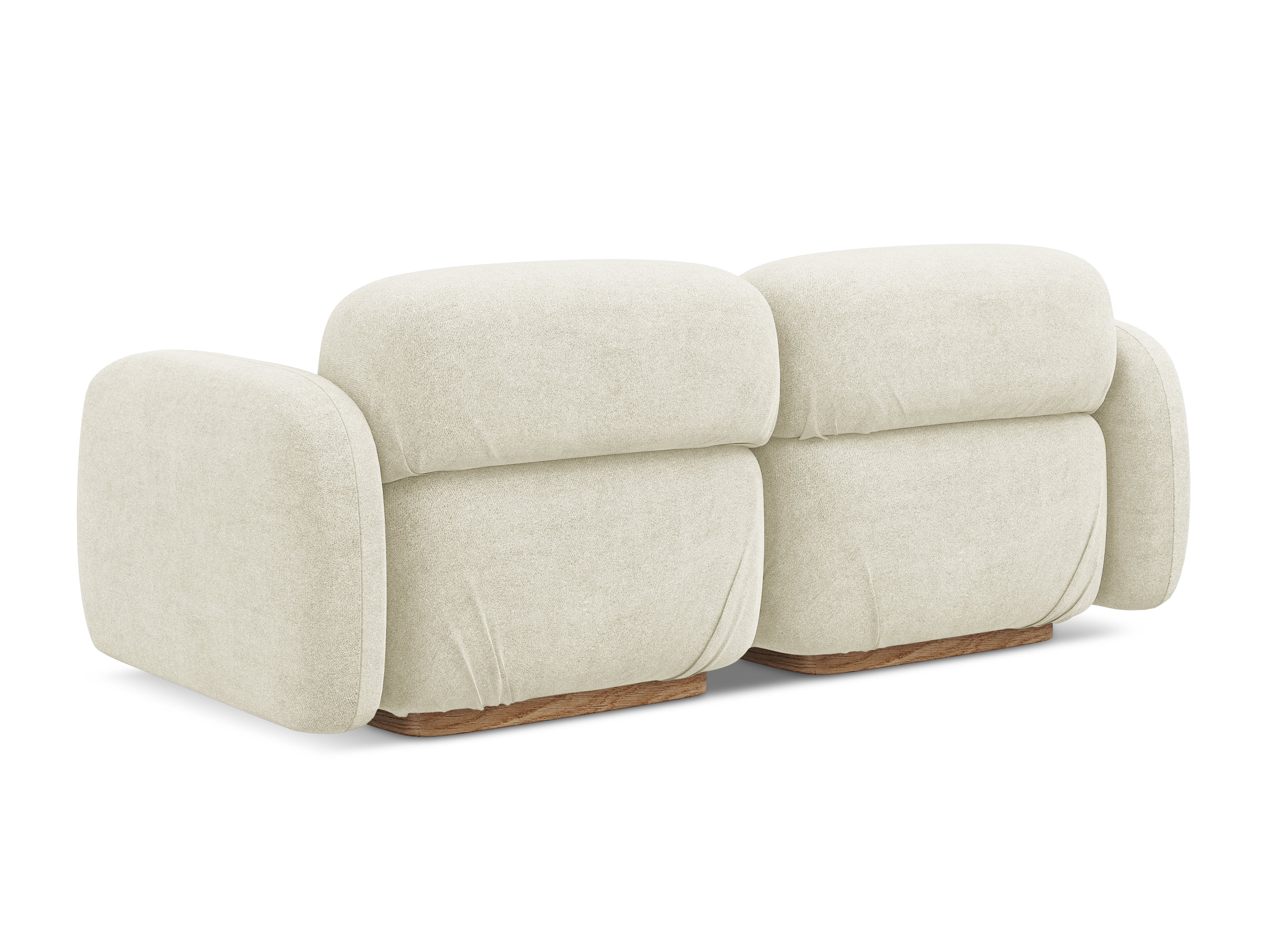 Modulares 3-Sitzer Sofa AILANI ecru Boucle
