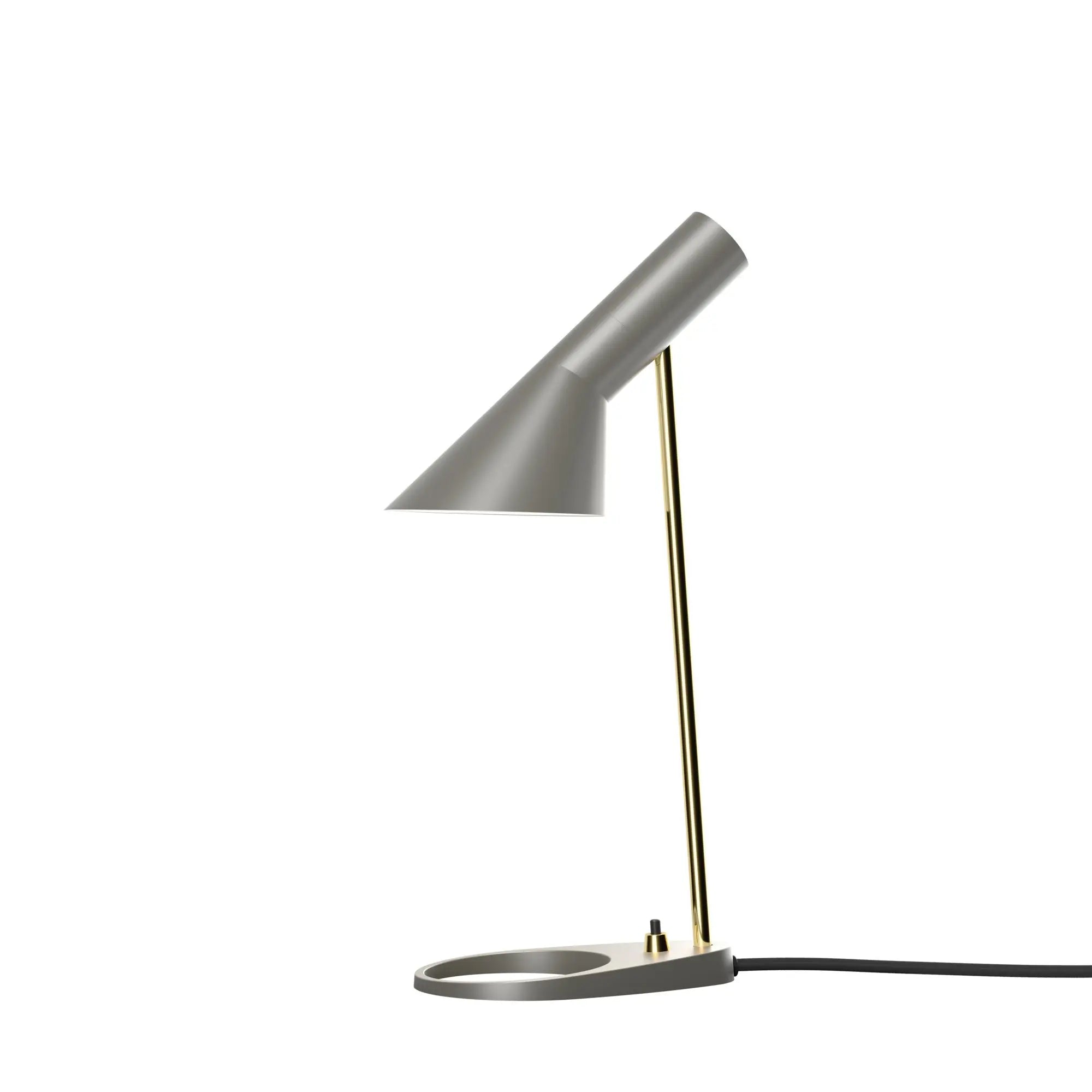 Lampa stołowa AJ MINI ciepły szary z mosiężnym – Louis Poulsen