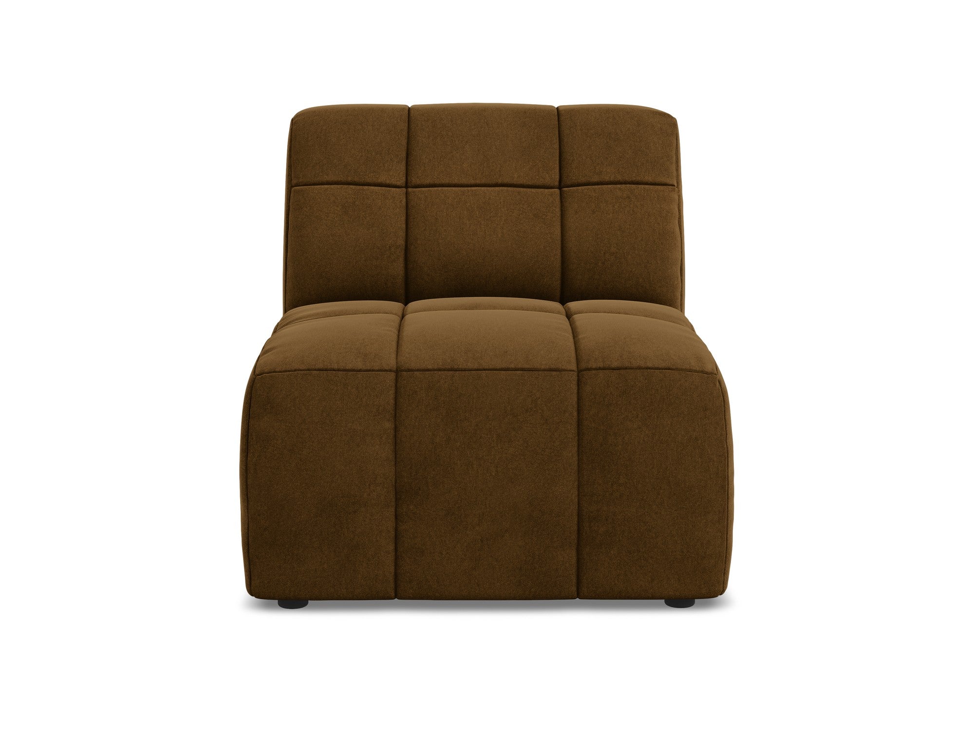 Armchair / velvet module ALOHA mustard