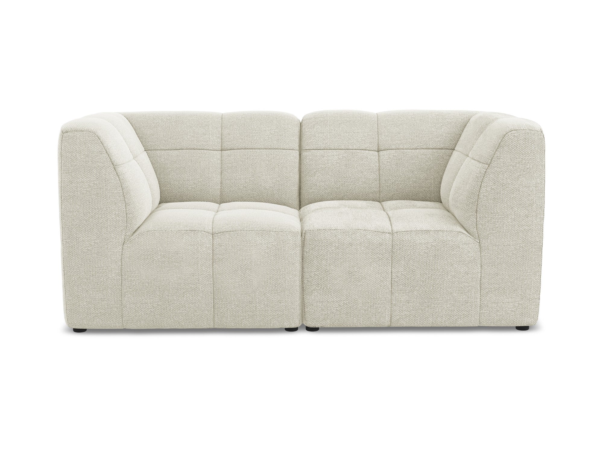 Aloha Sand Boucle 2-Seater Modular Sofa
