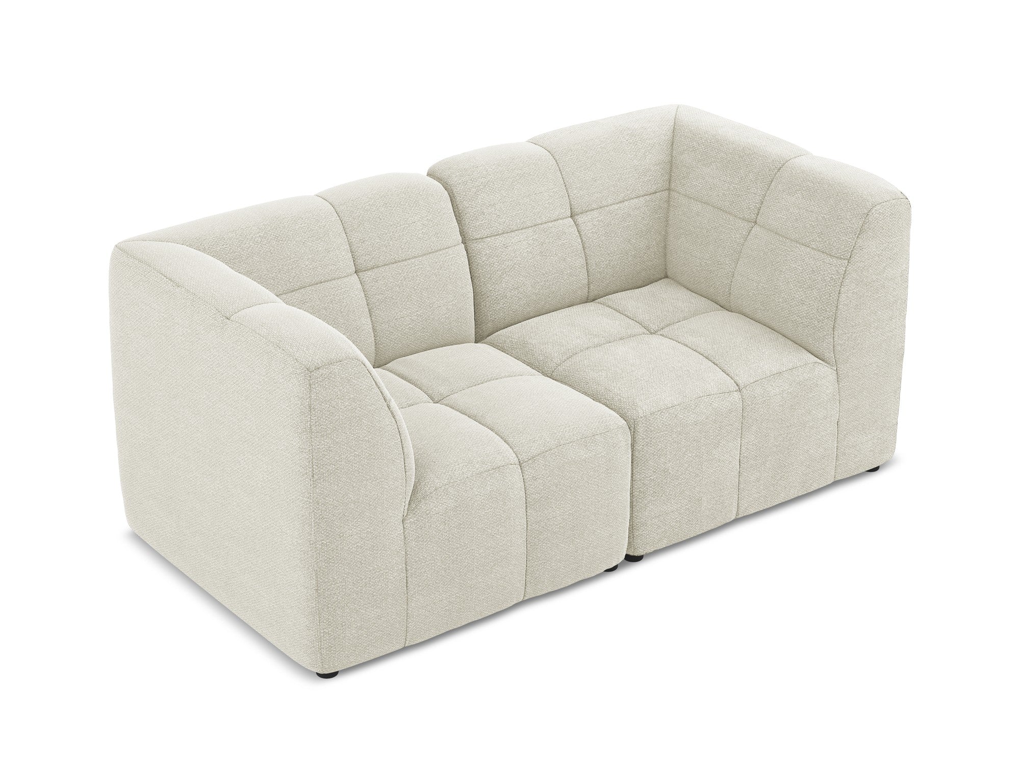 Aloha Sand Boucle 2-Seater Modular Sofa