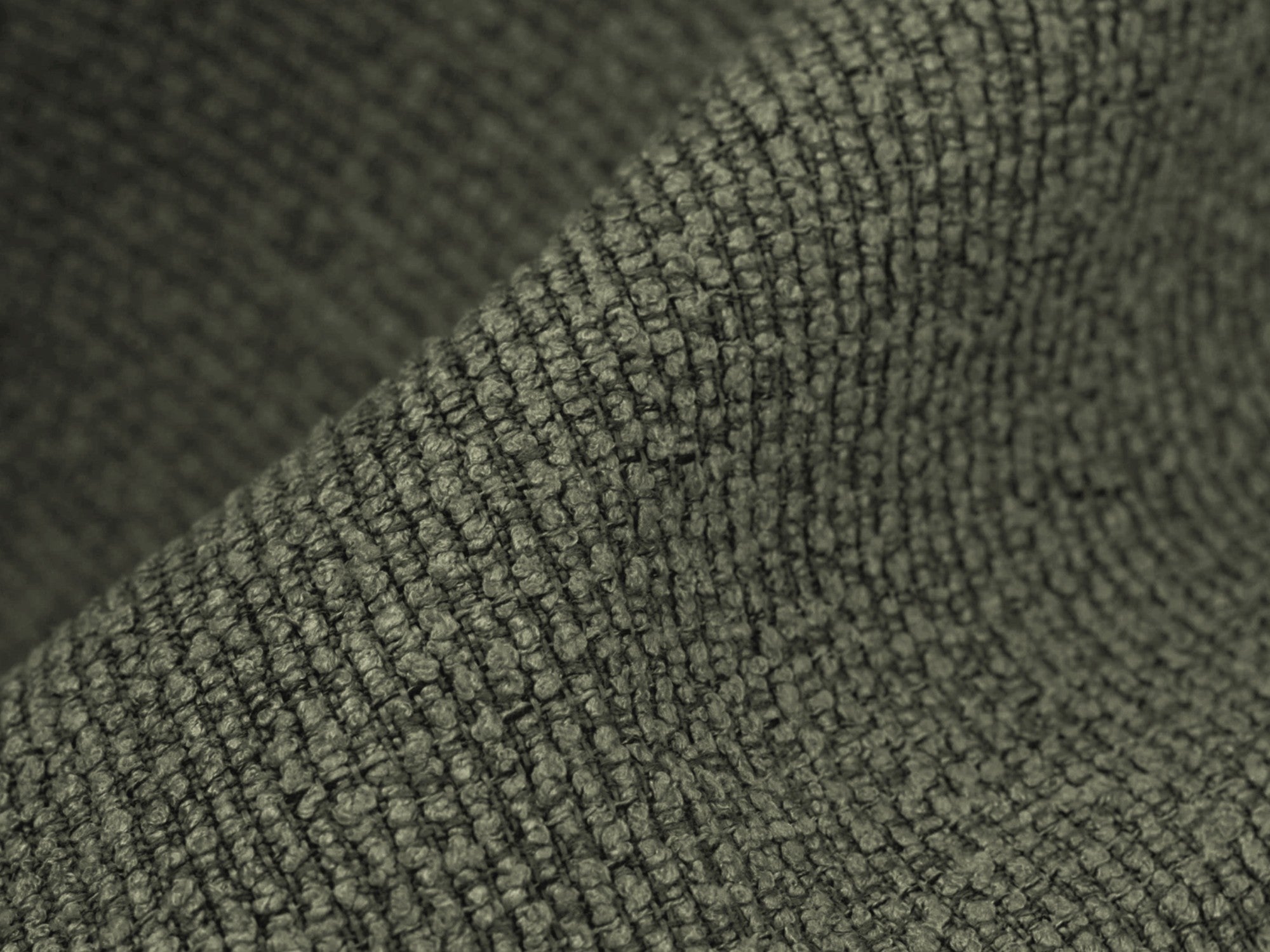 Modulares 2-Sitzer Sofa ALOHA olivgrüner Boucle