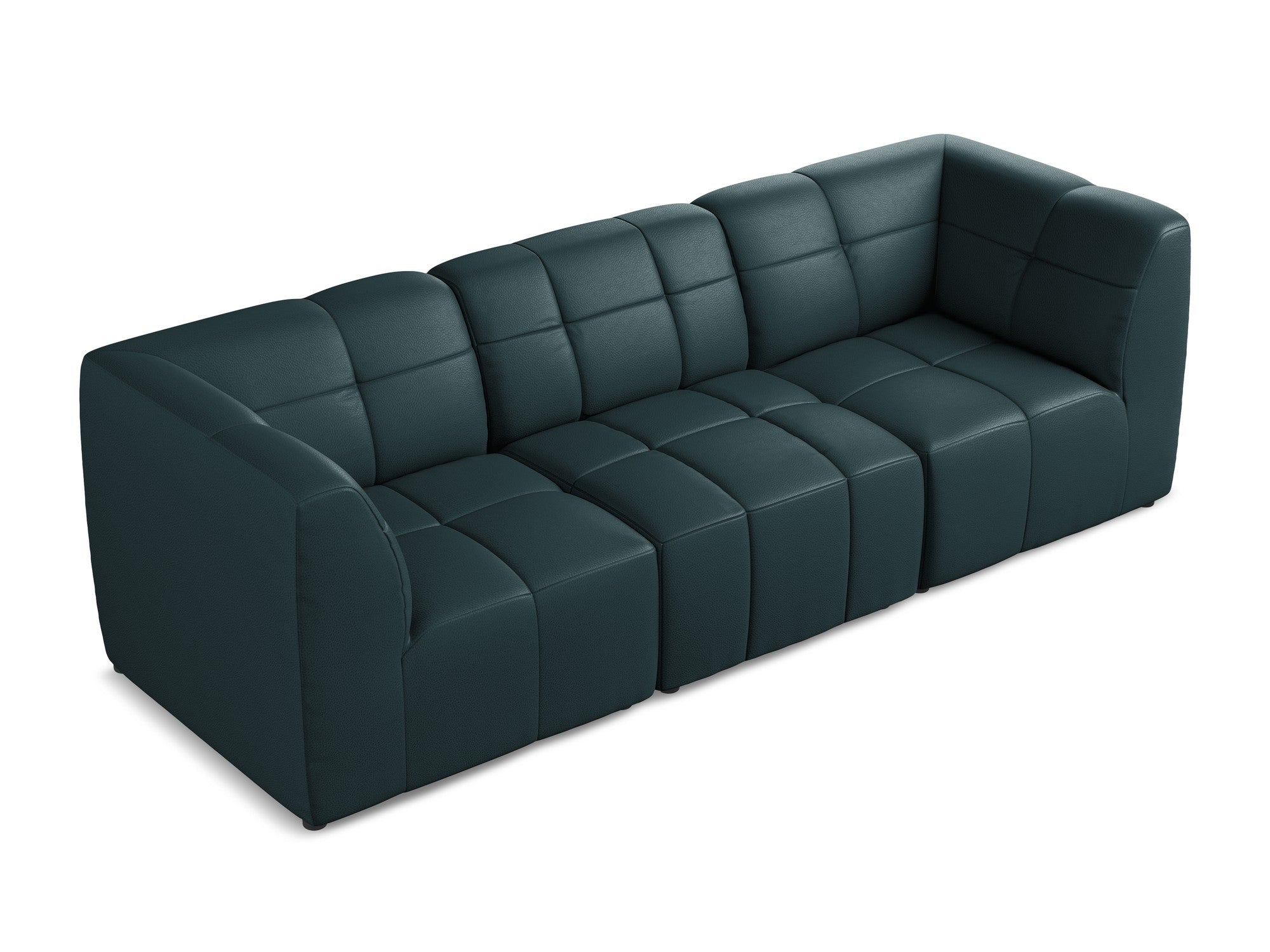 Modulares 3-Sitzer-Sofa ALOHA aus Meeres-Kunstleder