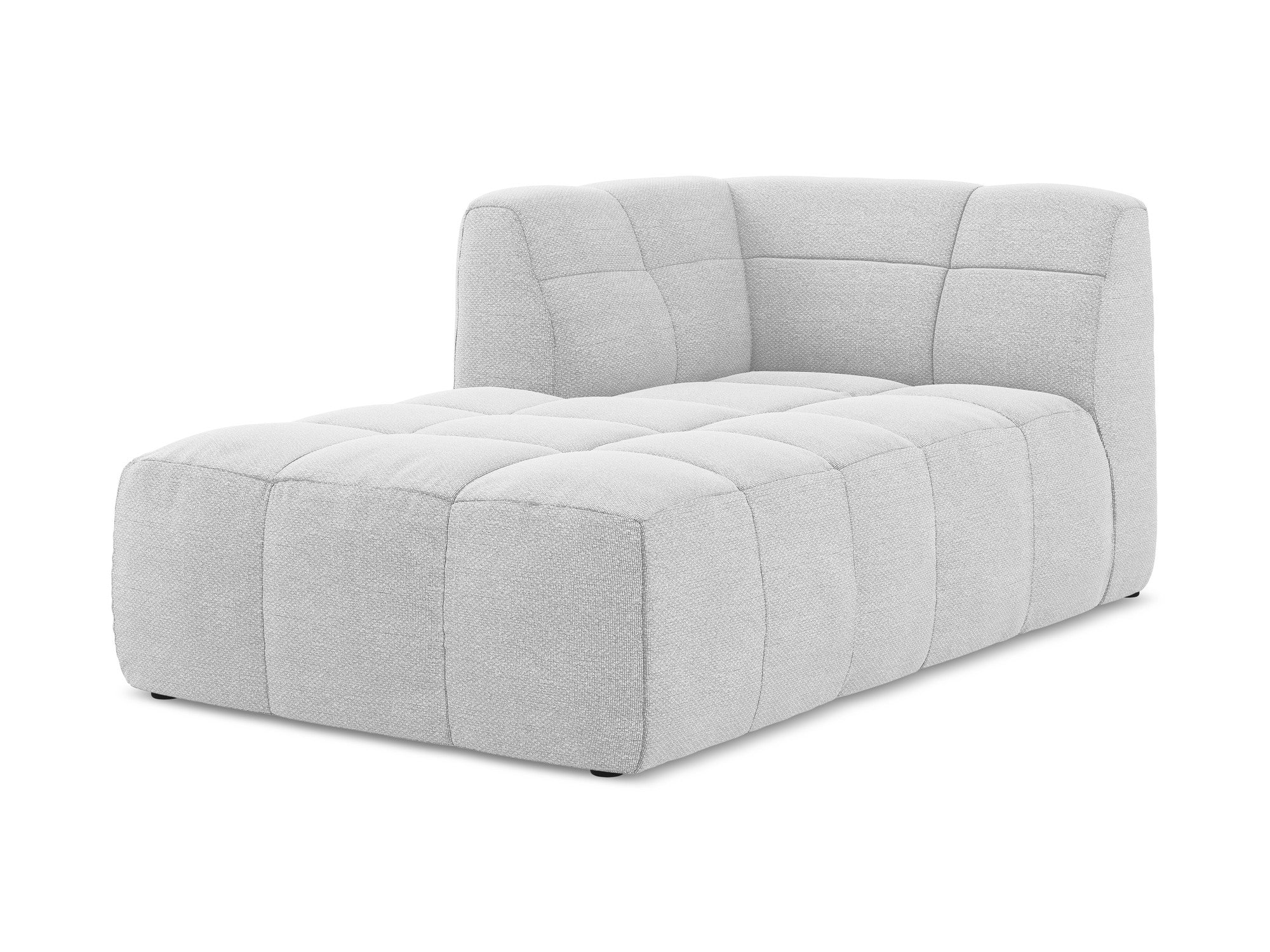 Szezlong links ALOHA silberne Boucle