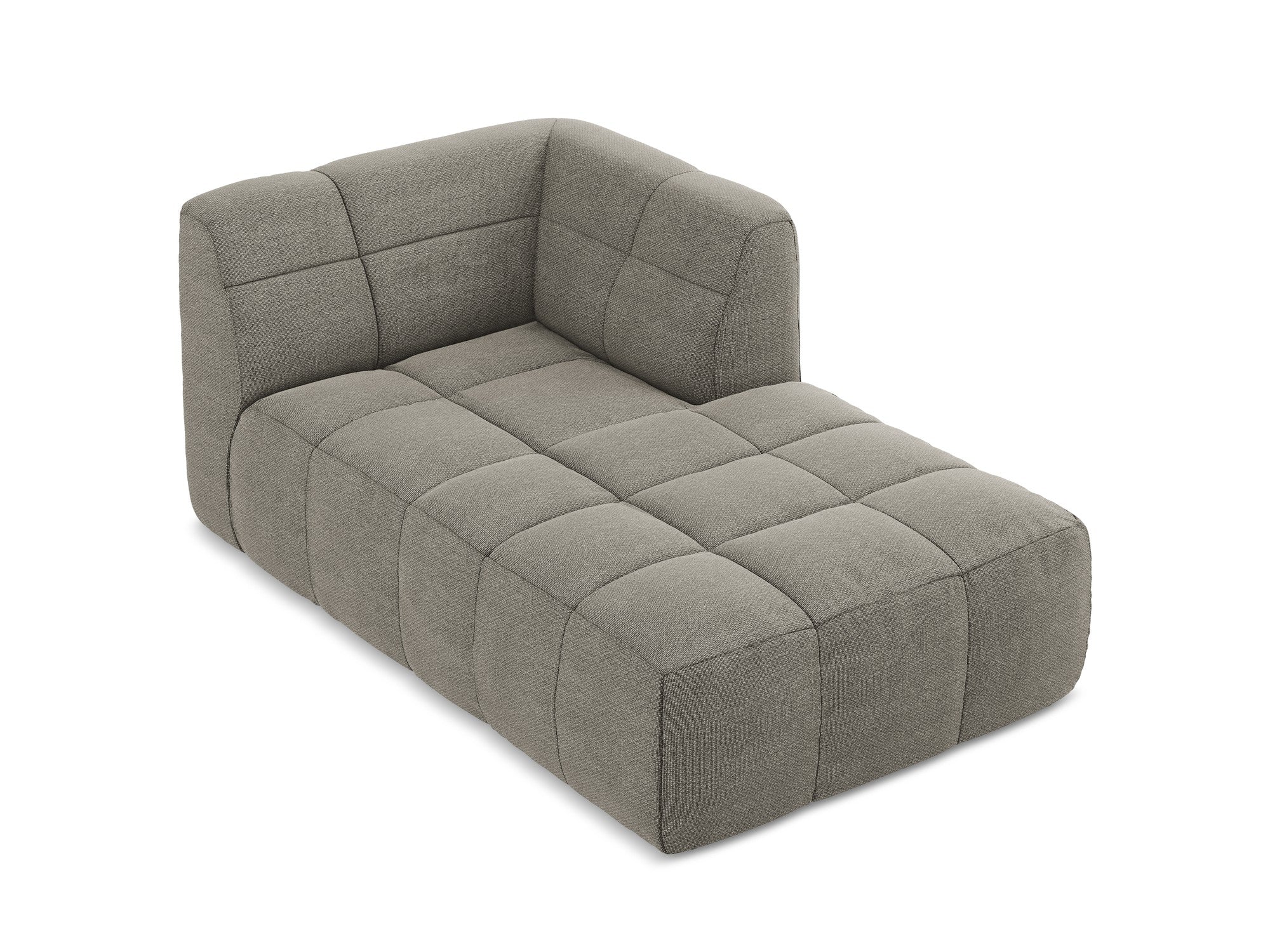 Rechtsseitiger Szezlong ALOHA grauer Boucle