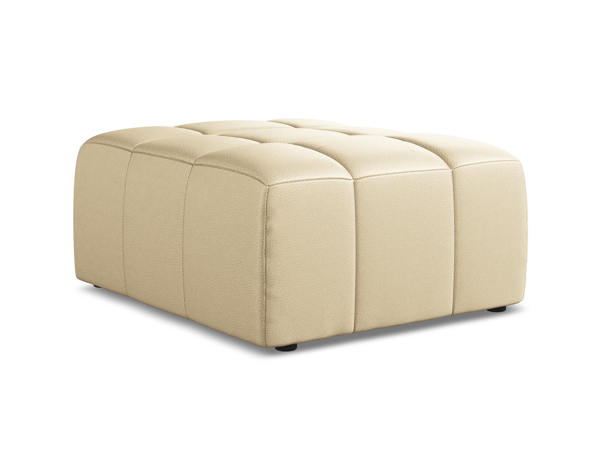 Pouf / module ALOHA beige eco-leather
