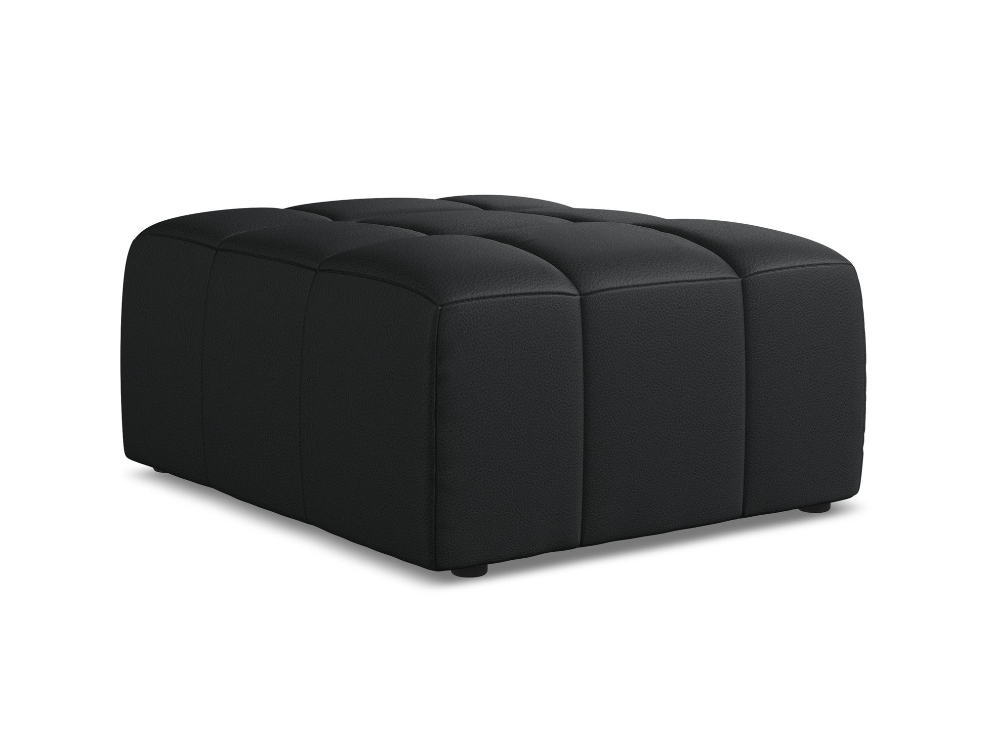 Pouf / module ALOHA black eco-leather