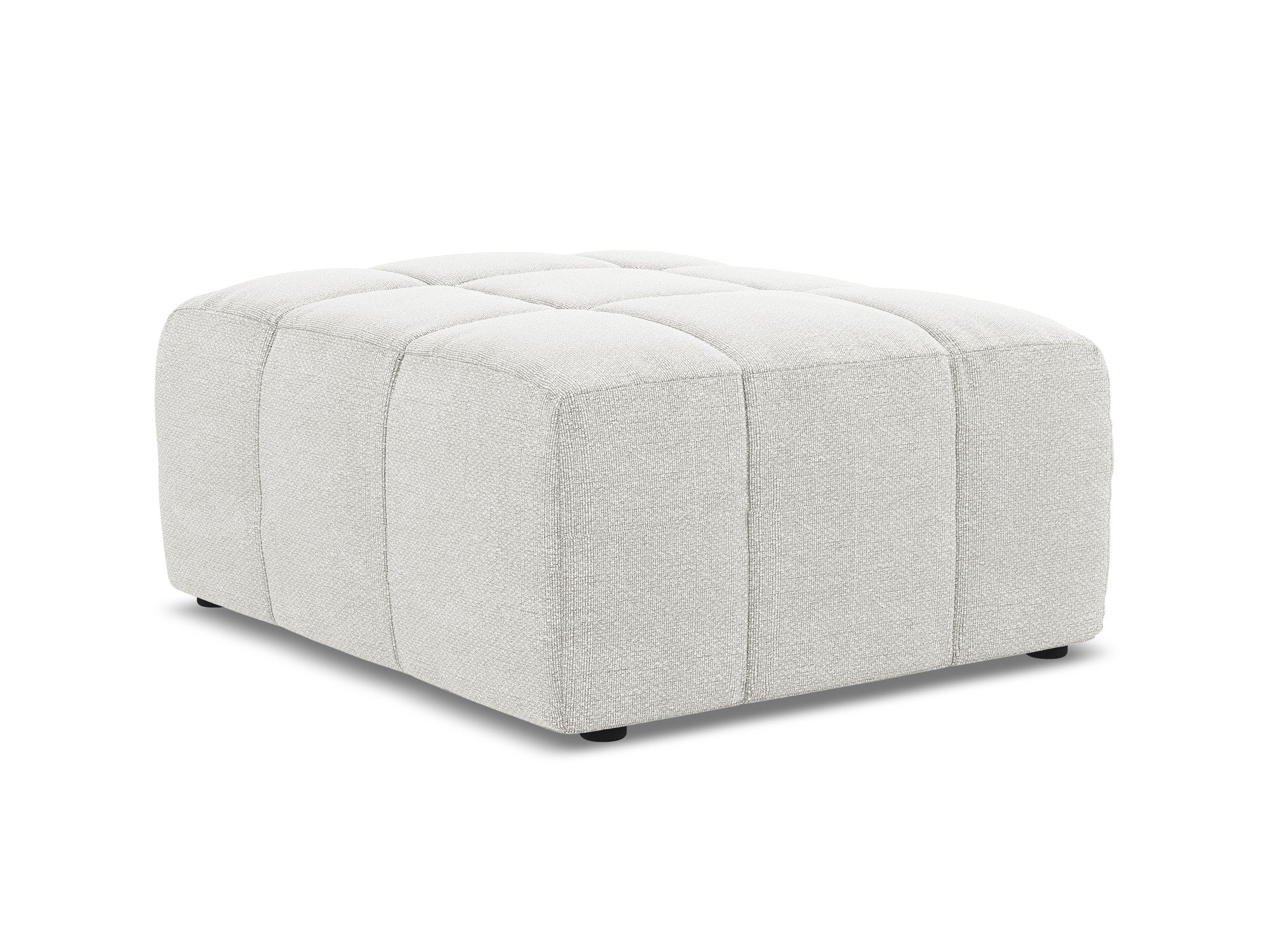 Pouf / module ALOHA white boucle