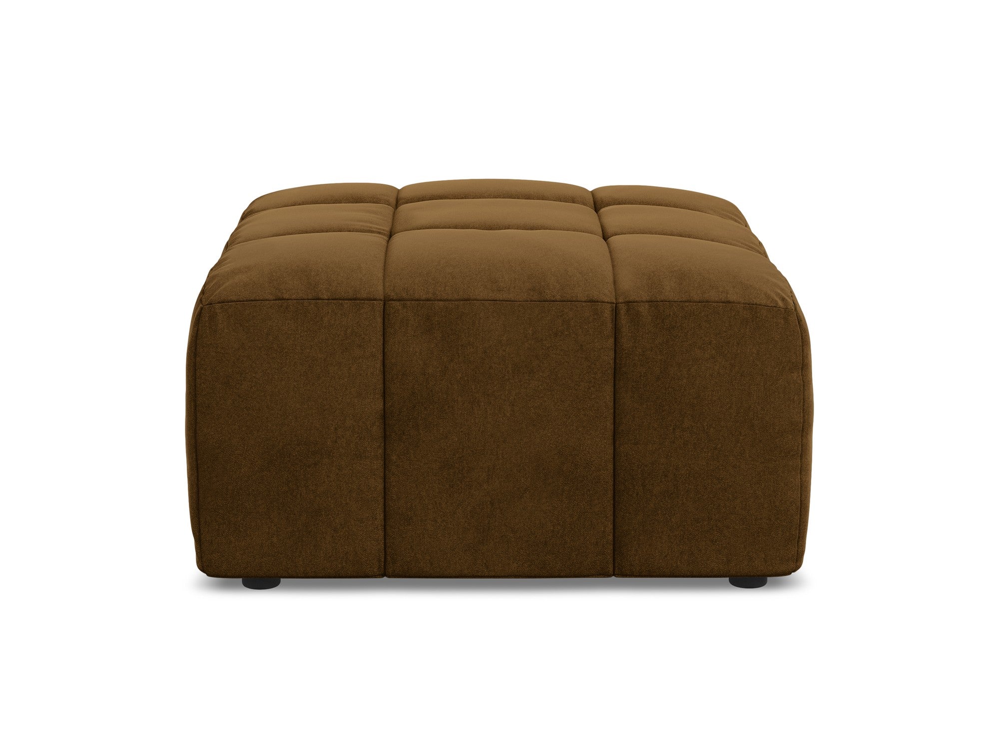 Pouf / velvet module ALOHA mustard
