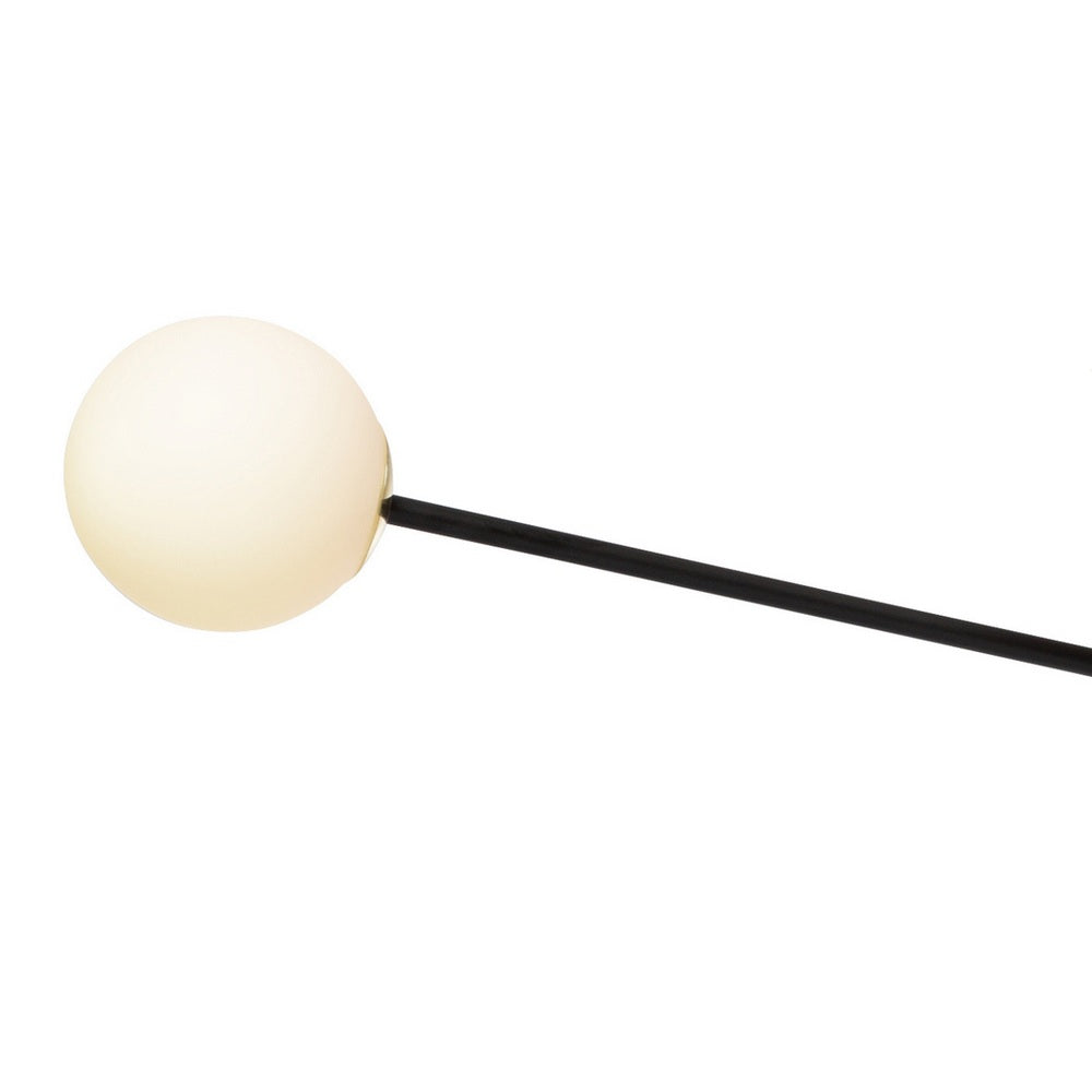 Deckenlampe ASTRA 8 schwarz mit Gold