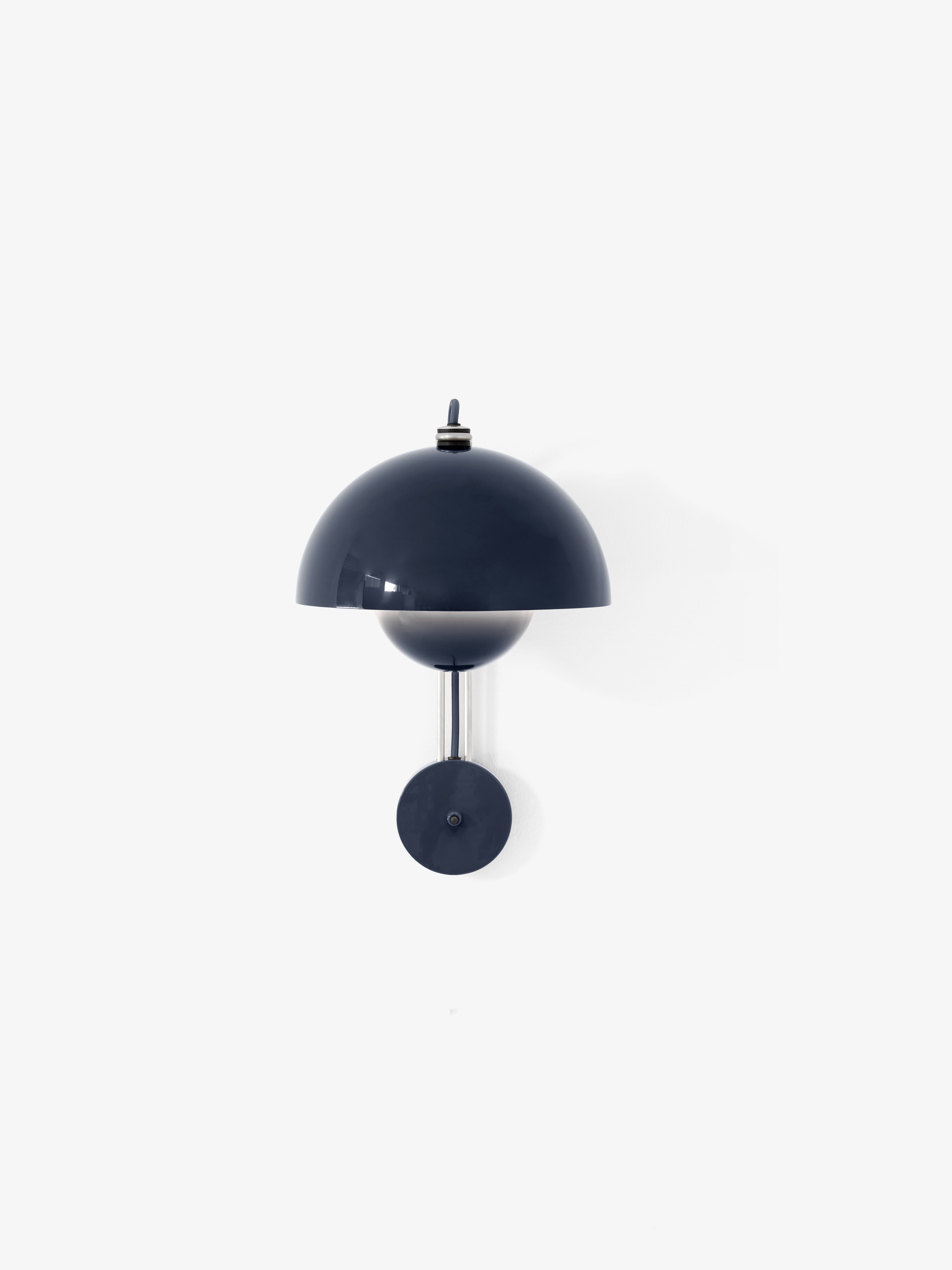 Wandlampe FLOWERPOT VP8, stahlblau